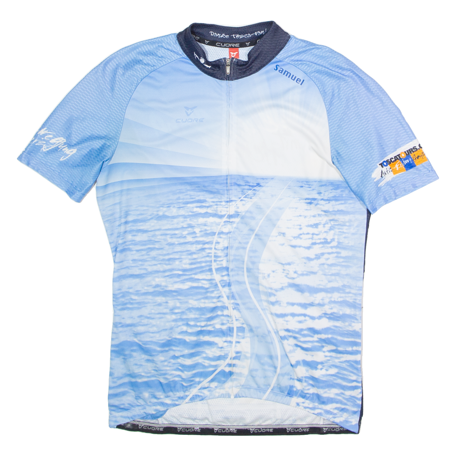 Buy CUORE Full Zip Cycling Mens Jersey Blue High Neck XL Refurbished - $18.19 CUORE Full Zip Cycling Mens Jersey Blue High Neck XL Refurbished - N/A refurbished available on Cerqular