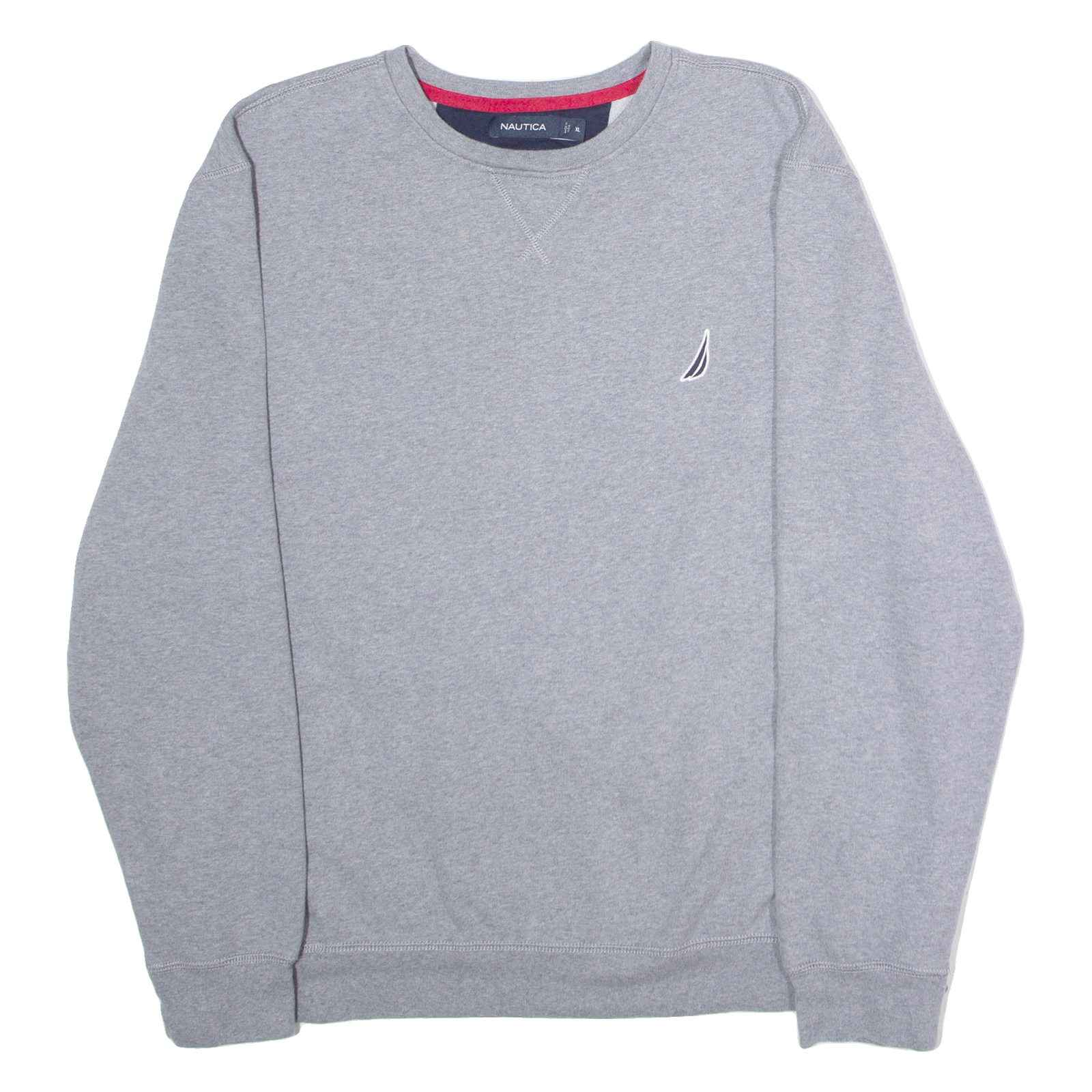 NAUTICA Mens Sweatshirt Grey Crew Neck XL Refurbished - N/A refurbished available on Cerqular