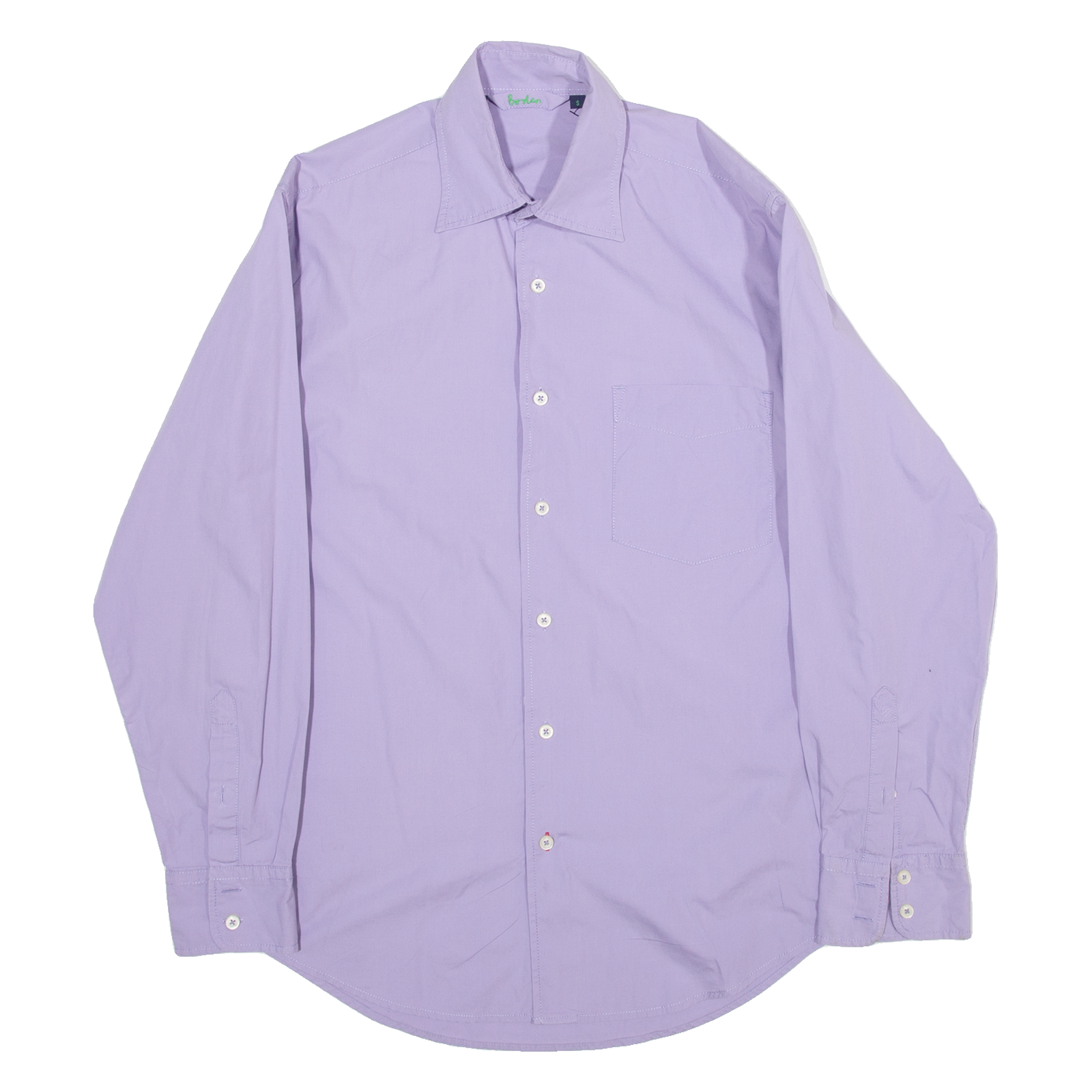 BODEN Mens Plain Shirt Purple Long Sleeve S Refurbished - N/A refurbished available on Cerqular