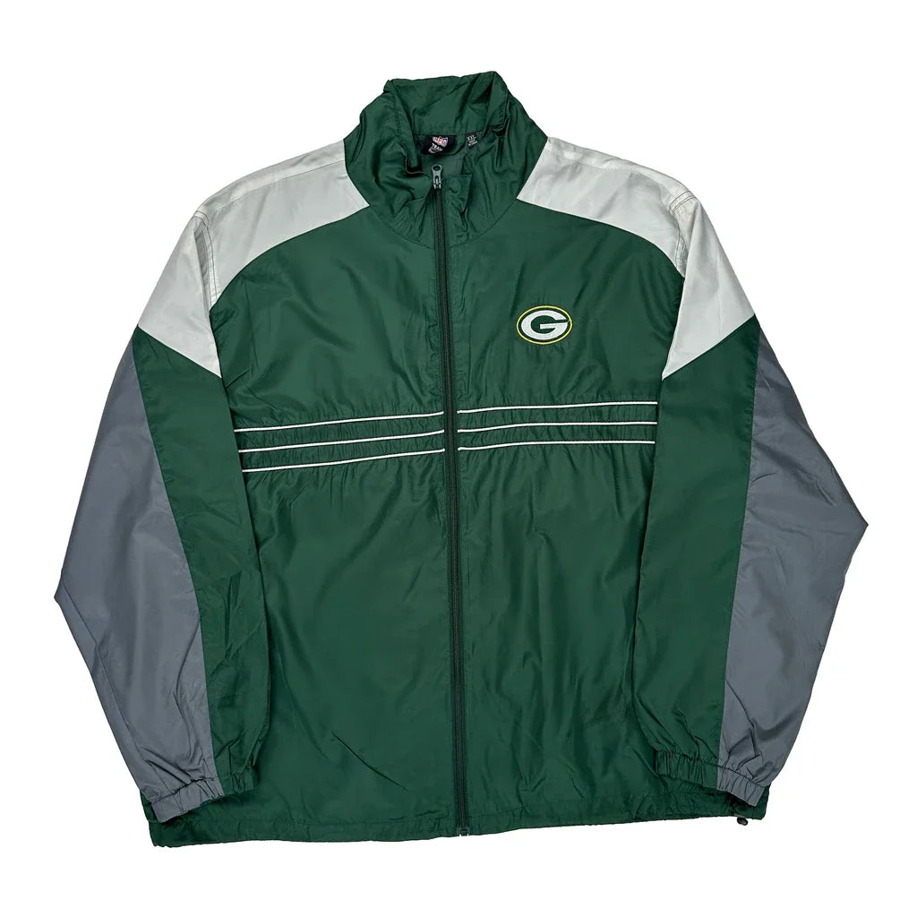 Buy Green Bay Packers Reebok Nfl Windbreaker - 2XL Green Polyester Refurbished - $60.29 Green Bay Packers Reebok Nfl Windbreaker - 2XL Green Polyester Refurbished - Thrifted (note: this is a term often used to describe second- refurbished available on Cerqular