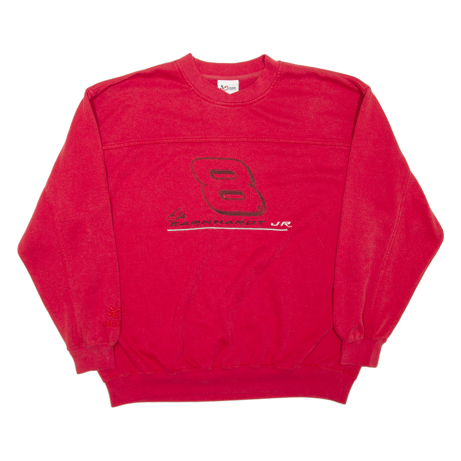 CHASE AUTHENTICS Nascar Dale Earnhardt JR Mens Sweatshirt Red USA XL Refurbished - N/A refurbished available on Cerqular
