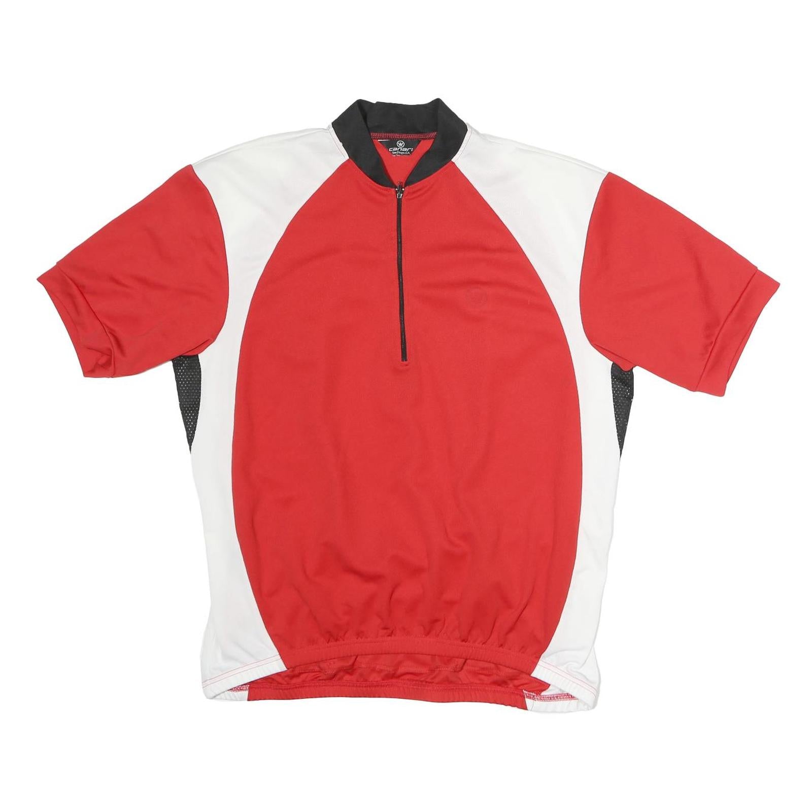 Buy CANARI Mens Red & White T-Shirt 3XL Short Sleeve 1/4 Zip Cycling Jersey Refurbished - $20.79 CANARI Mens Red & White T-Shirt 3XL Short Sleeve 1/4 Zip Cycling Jersey Refurbished - N/A refurbished available on Cerqular