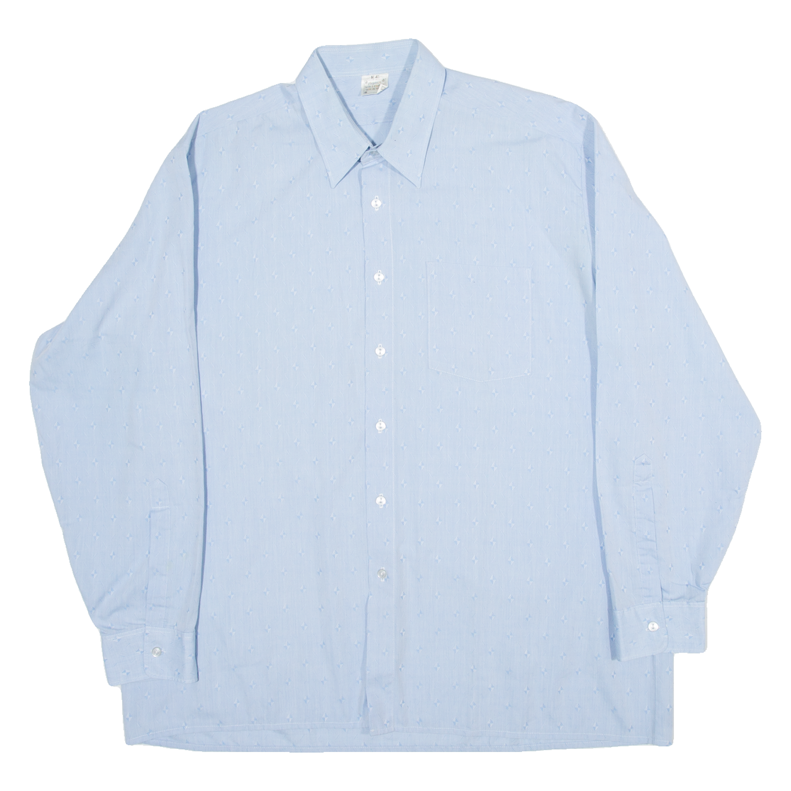 Mens Shirt Blue Long Sleeve XL Refurbished - N/A refurbished available on Cerqular