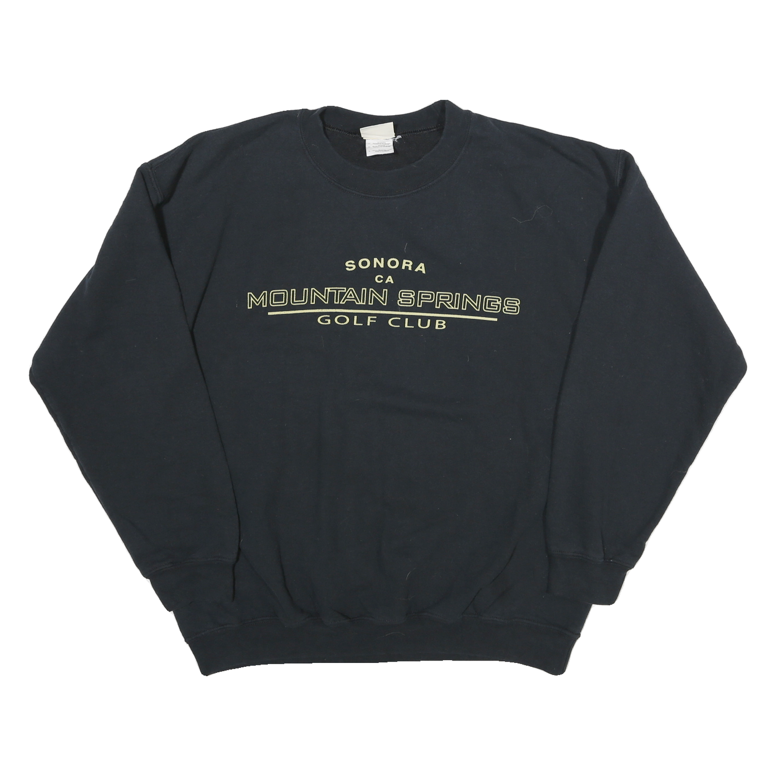 OARSMAN Mens Black Sonora CA Mountain Springs Golf Club Crew Neck XL Cotton Refurbished - N/A refurbished available on Cerqular