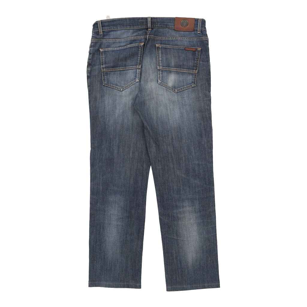 Trussardi Jeans - 34W 29L Dark Wash Cotton Refurbished - Thrifted (note: this is a term often used to describe second- refurbished available on Cerqular