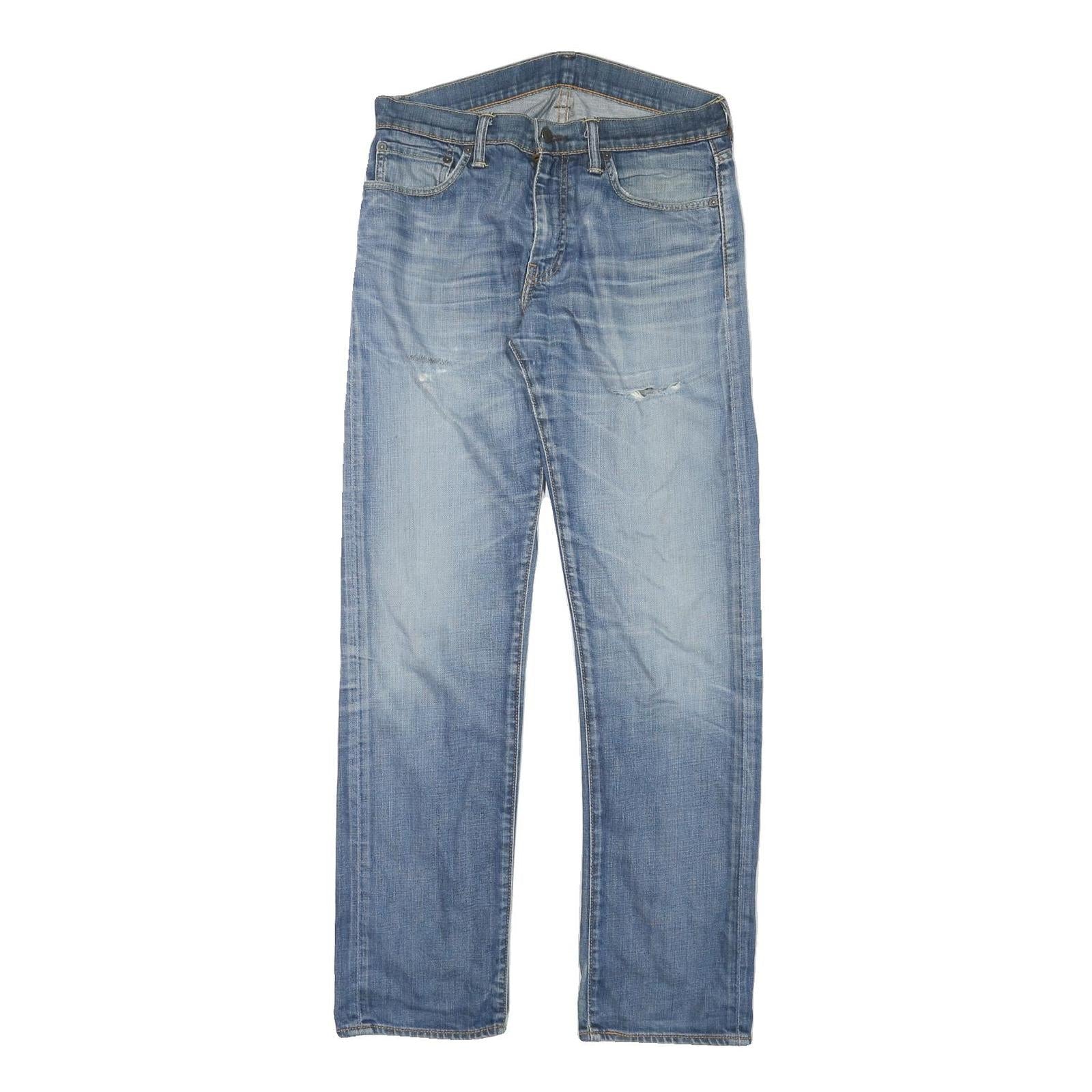 LEVI'S Mens Jeans Blue Regular Straight Denim Light W31 L31 Classic Zip Refurbished - N/A refurbished available on Cerqular