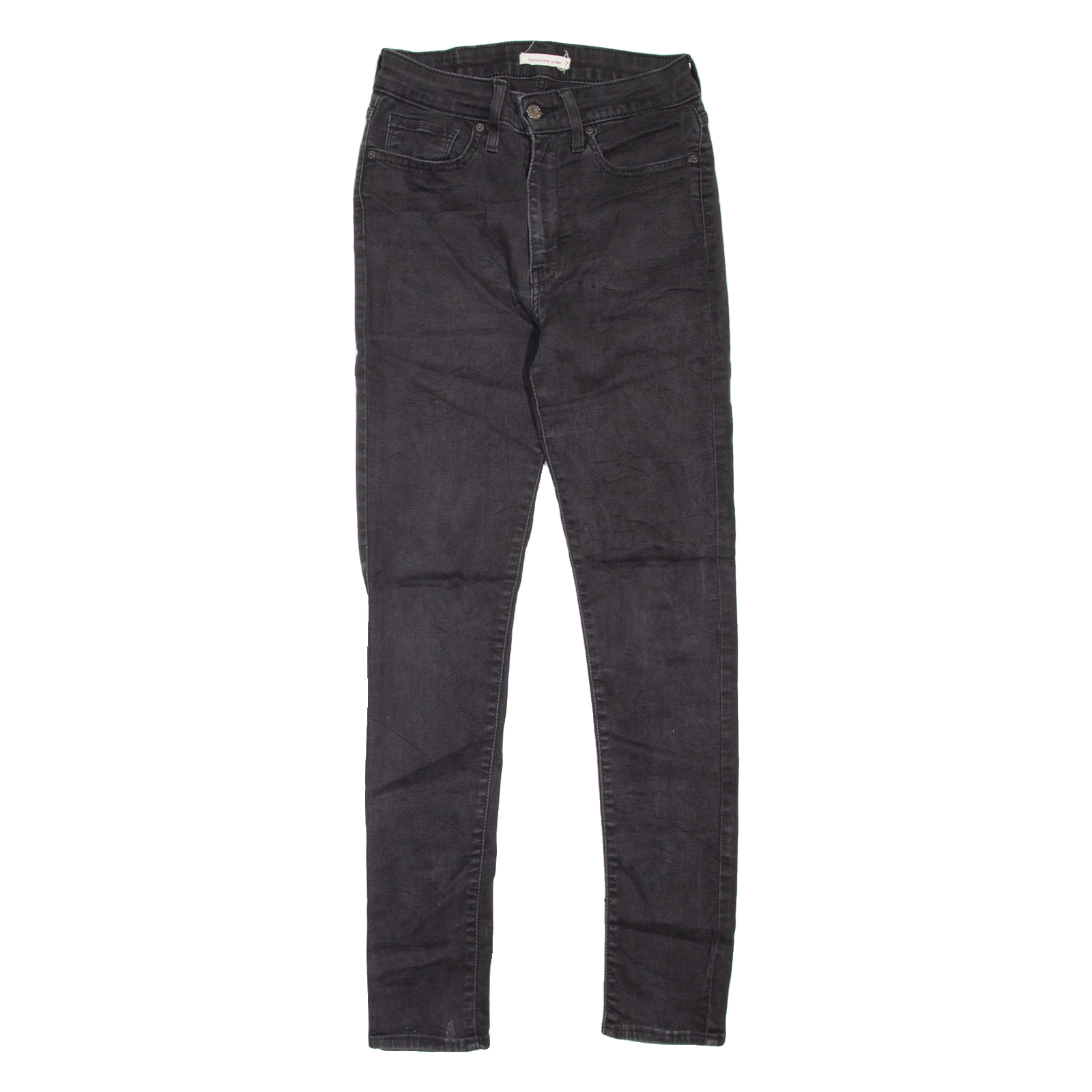 LEVI'S 721 High Rise Womens Jeans Black Slim Skinny W27 L30 Refurbished - N/A refurbished available on Cerqular