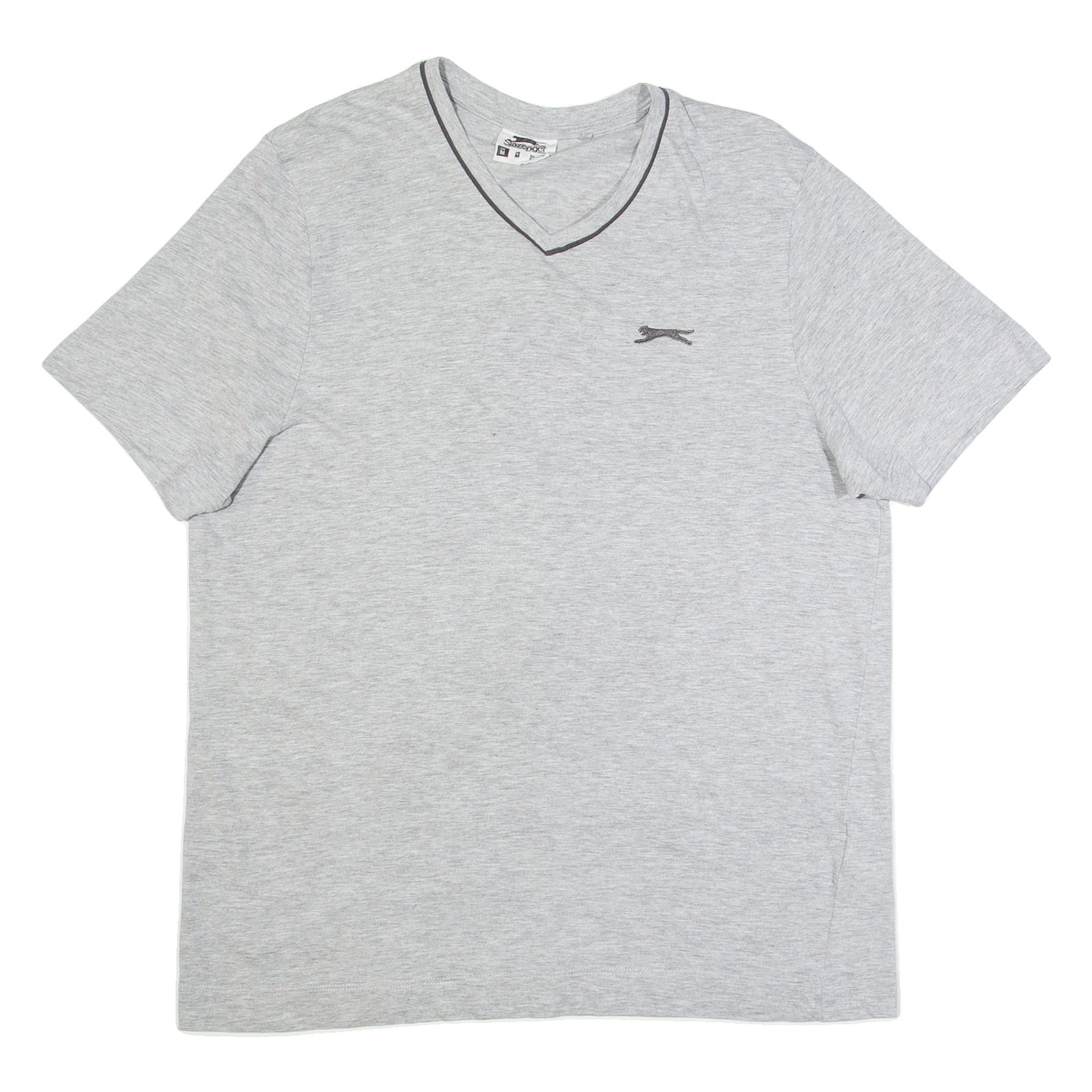 SLAZENGER Mens T-Shirt Grey V-Neck M Refurbished - N/A refurbished available on Cerqular