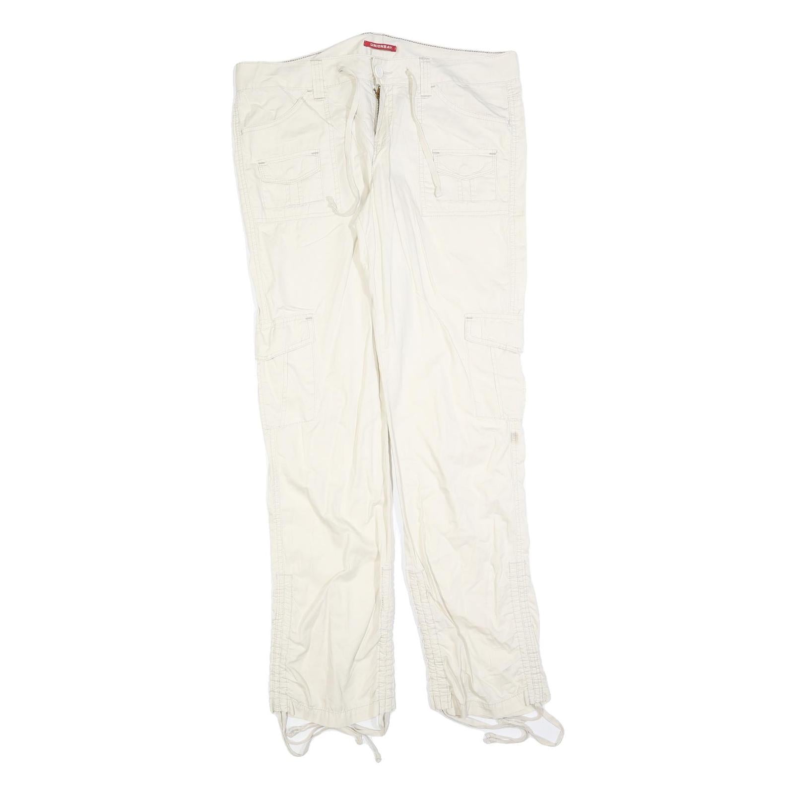 Buy UNION BAY Womens Polyester Blend White Regular Straight Trousers W36 L32 Casual Refurbished - $23.39 UNION BAY Womens Polyester Blend White Regular Straight Trousers W36 L32 Casual Refurbished - N/A refurbished available on Cerqular