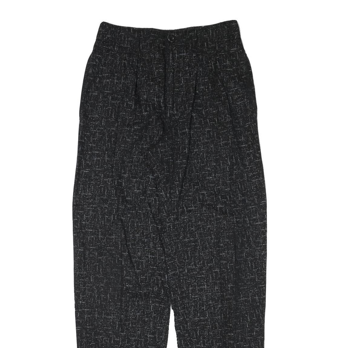 BIG STAR Mens Relaxed Black Cotton Blend Trousers W27 L32 Textured Casual Zip Refurbished - N/A refurbished available on Cerqular