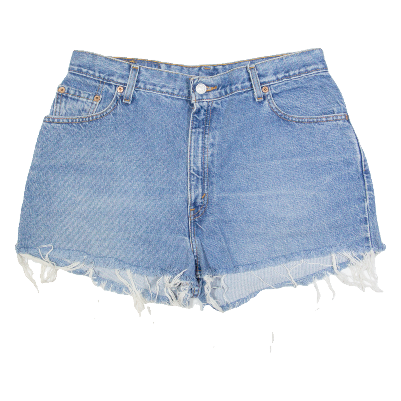 LEVI'S 550 Womens Denim Shorts Blue Relaxed M W32 Refurbished - N/A refurbished available on Cerqular