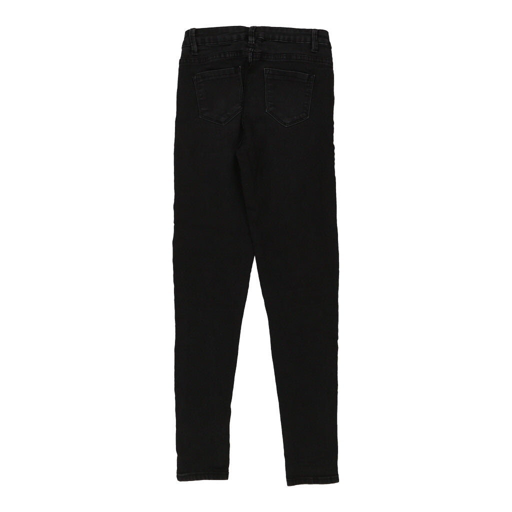 Unbranded Skinny Jeans - Medium Black Cotton Blend Refurbished - Thrifted (note: this is a term often used to describe second- refurbished available on Cerqular