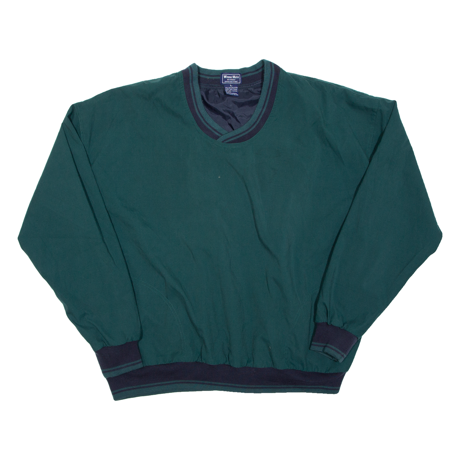 WINNER MATE Mens Sweatshirt Green V-Neck L Refurbished - N/A refurbished available on Cerqular