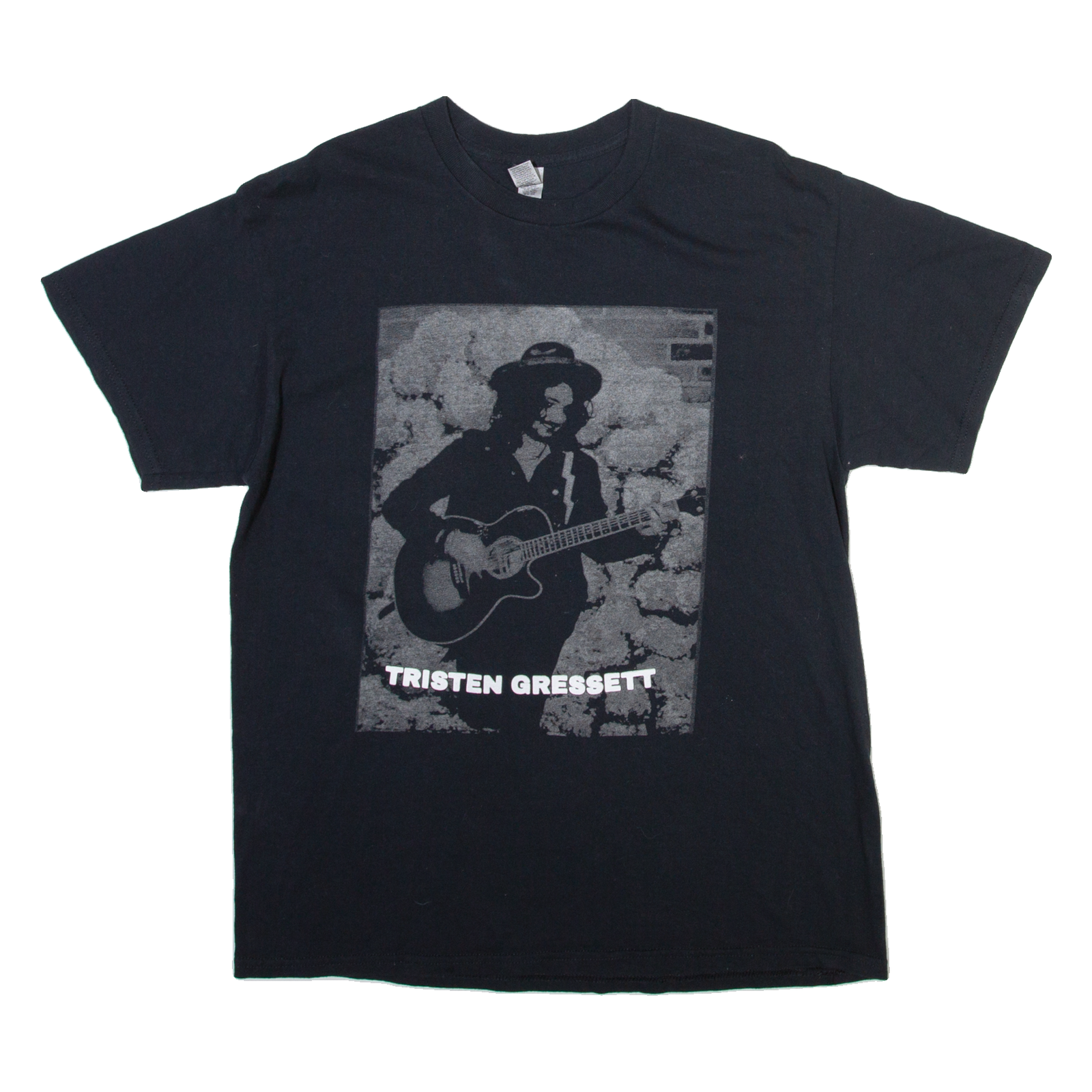 GILDAN Tristen Gressett Mens Band T-Shirt Black L Refurbished - N/A refurbished available on Cerqular
