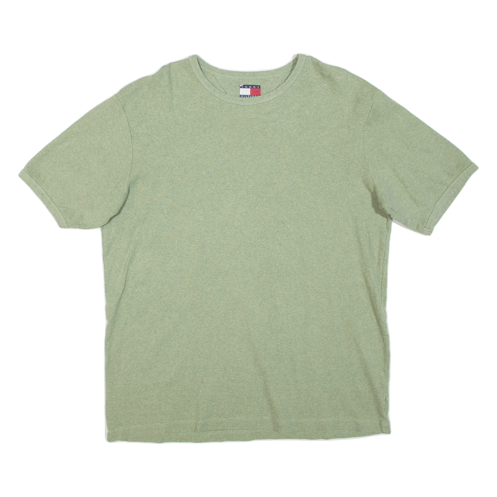 TOMMY HILFIGER Mens T-Shirt Green L Refurbished - N/A refurbished available on Cerqular