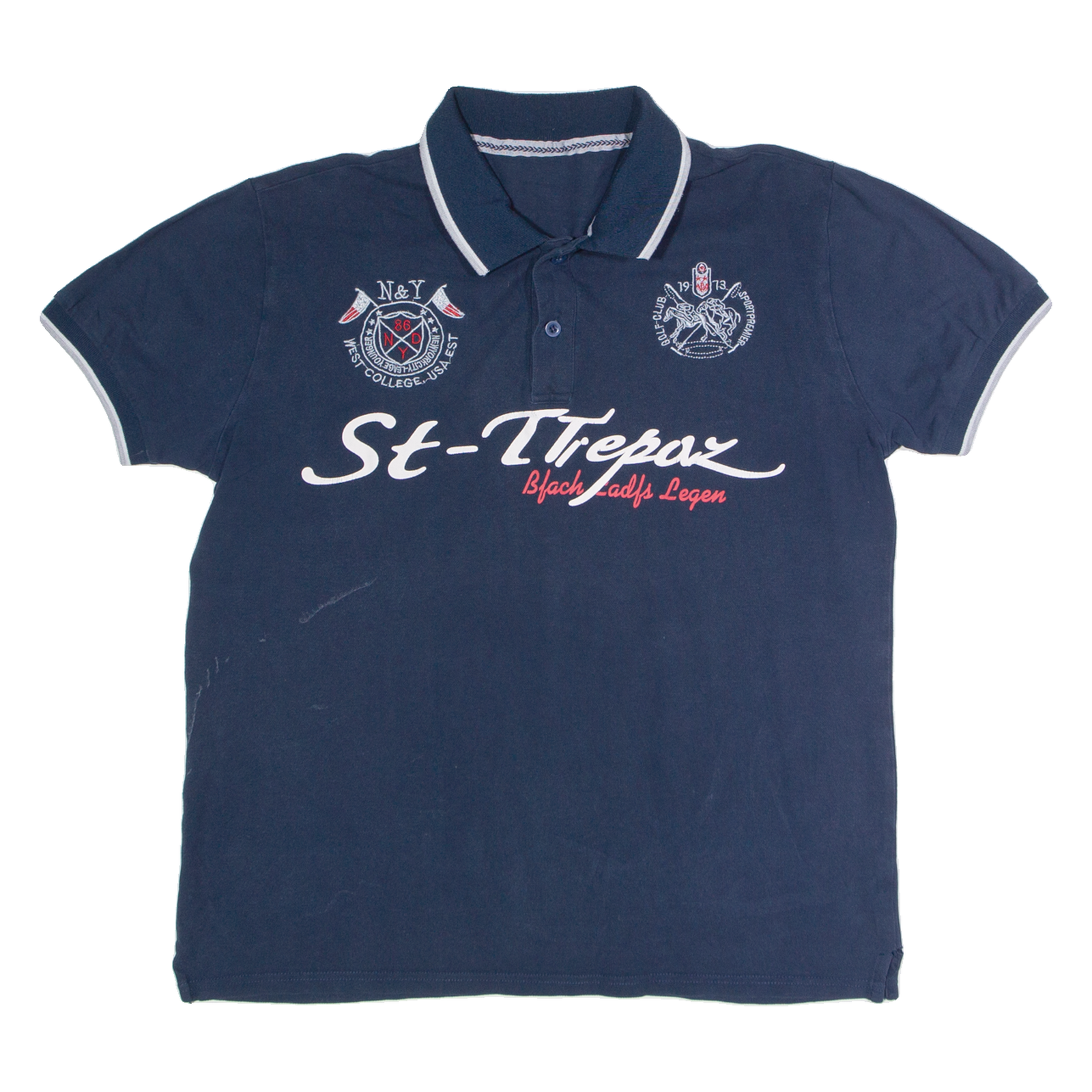 Mens Polo Shirt Blue M Refurbished - N/A refurbished available on Cerqular
