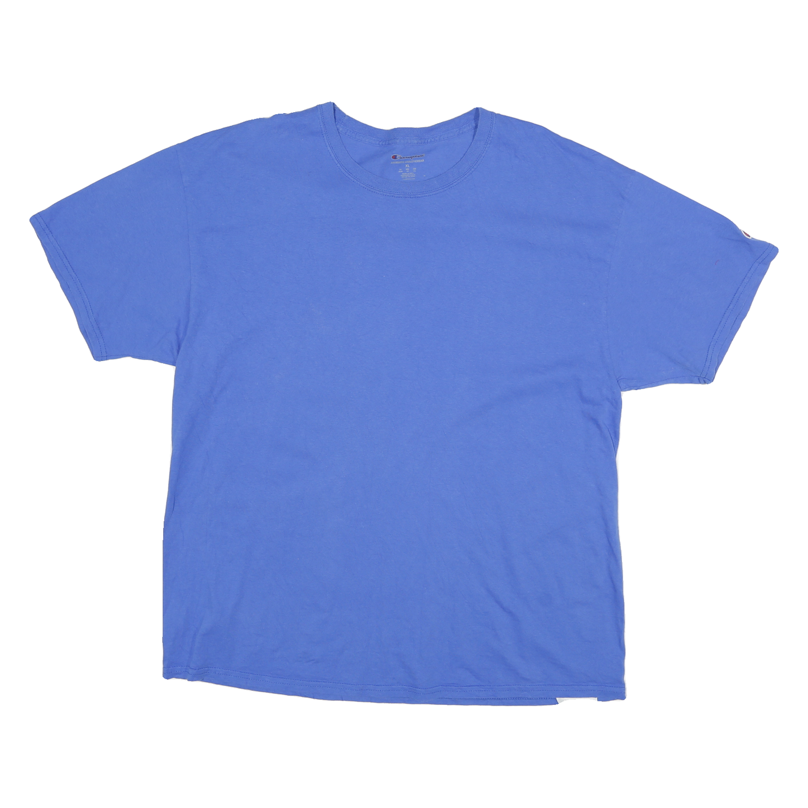 CHAMPION Mens Blue XL T-Shirt Short Sleeve Crew Neck Cotton Casual Top Refurbished - N/A refurbished available on Cerqular