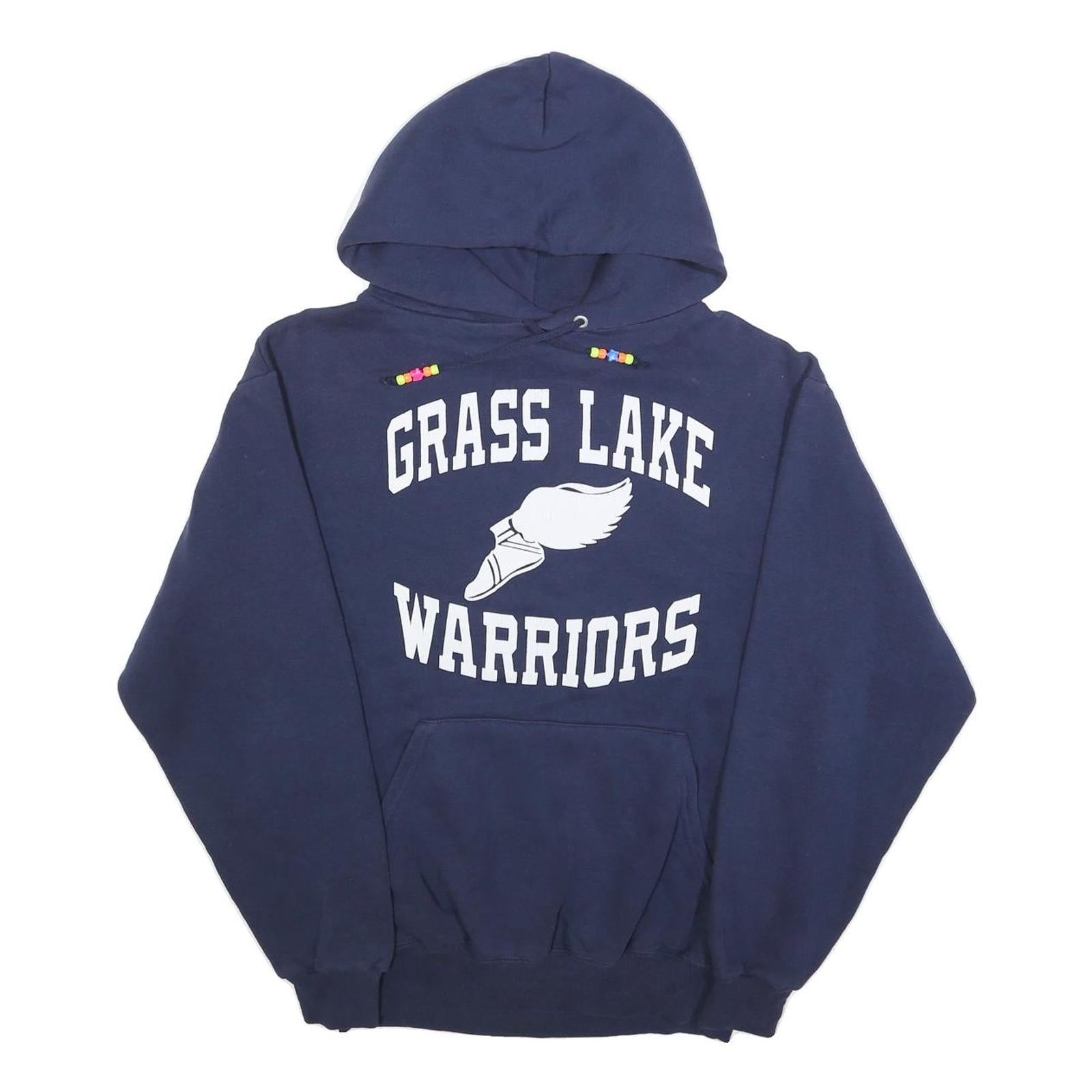 Buy JERZEES Mens Navy Blue Grass Lake Warriors Hoodie M Cotton Blend Casual Refurbished - $23.39 JERZEES Mens Navy Blue Grass Lake Warriors Hoodie M Cotton Blend Casual Refurbished - N/A refurbished available on Cerqular