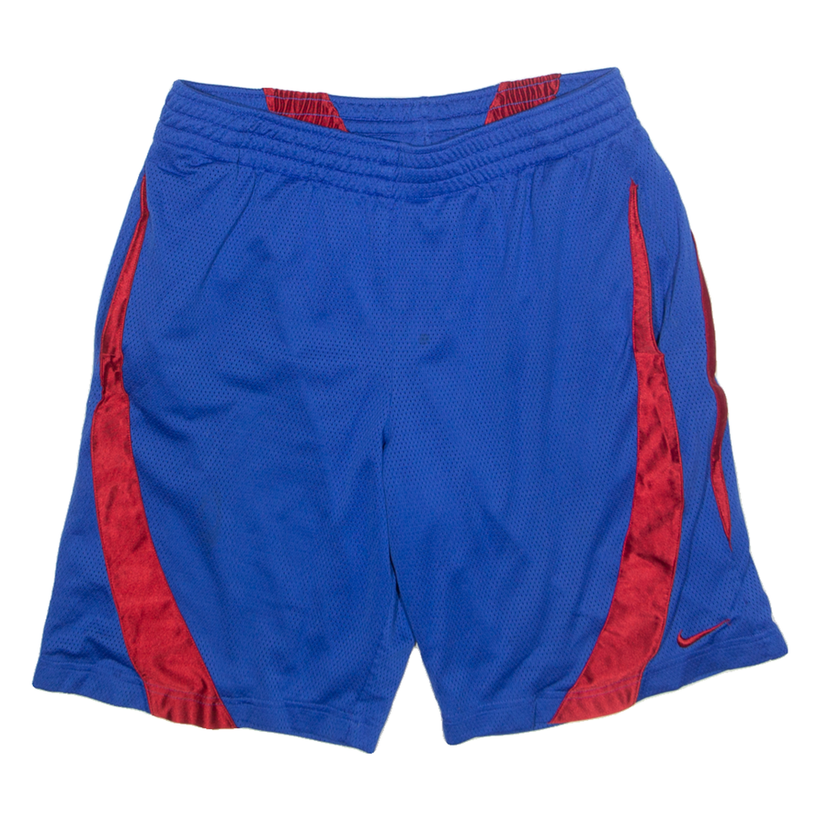NIKE Mens Sports Shorts Blue Relaxed L W32 Refurbished - N/A refurbished available on Cerqular