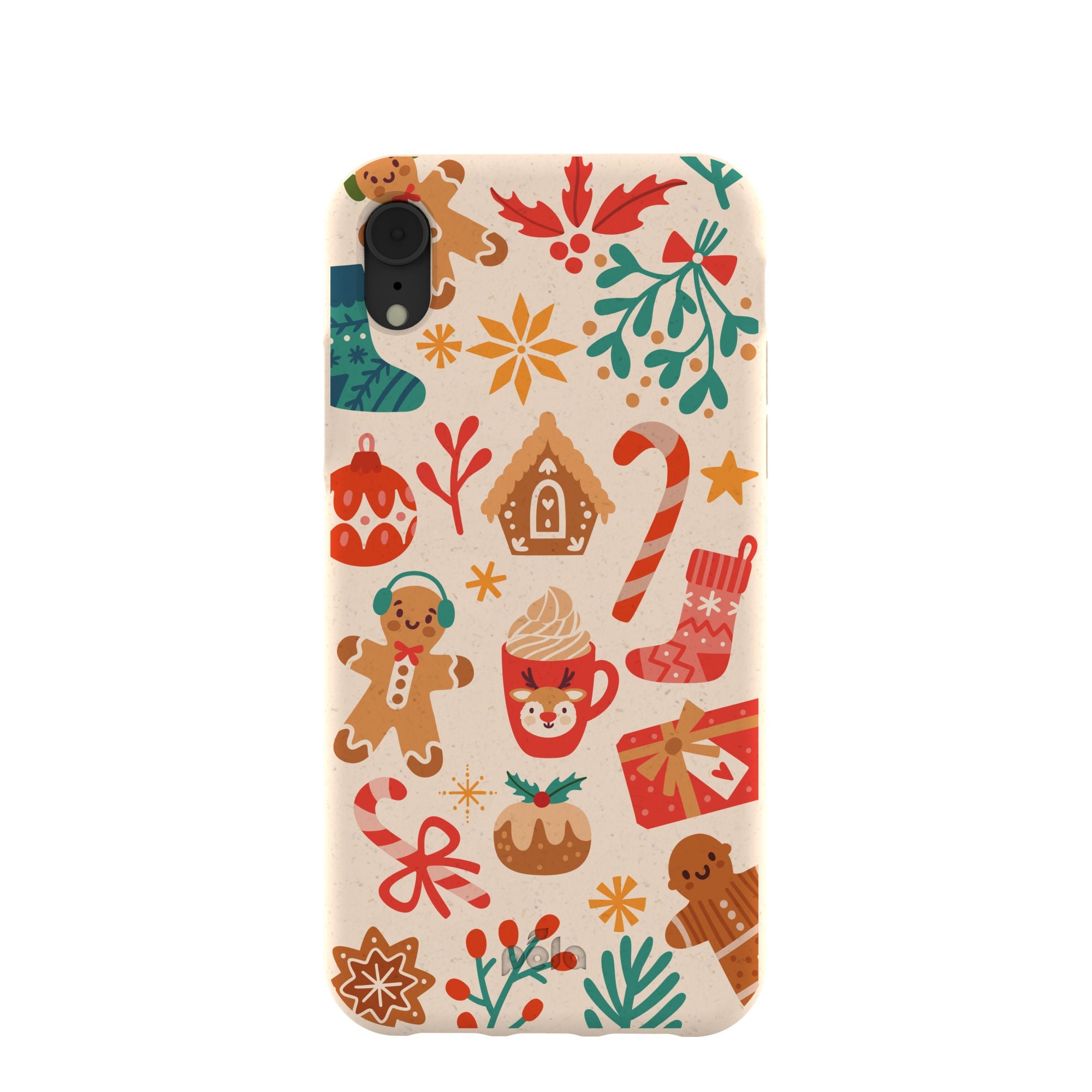 Seashell Festive AF iPhone XR Case Refurbished - Pela Case refurbished available on Cerqular