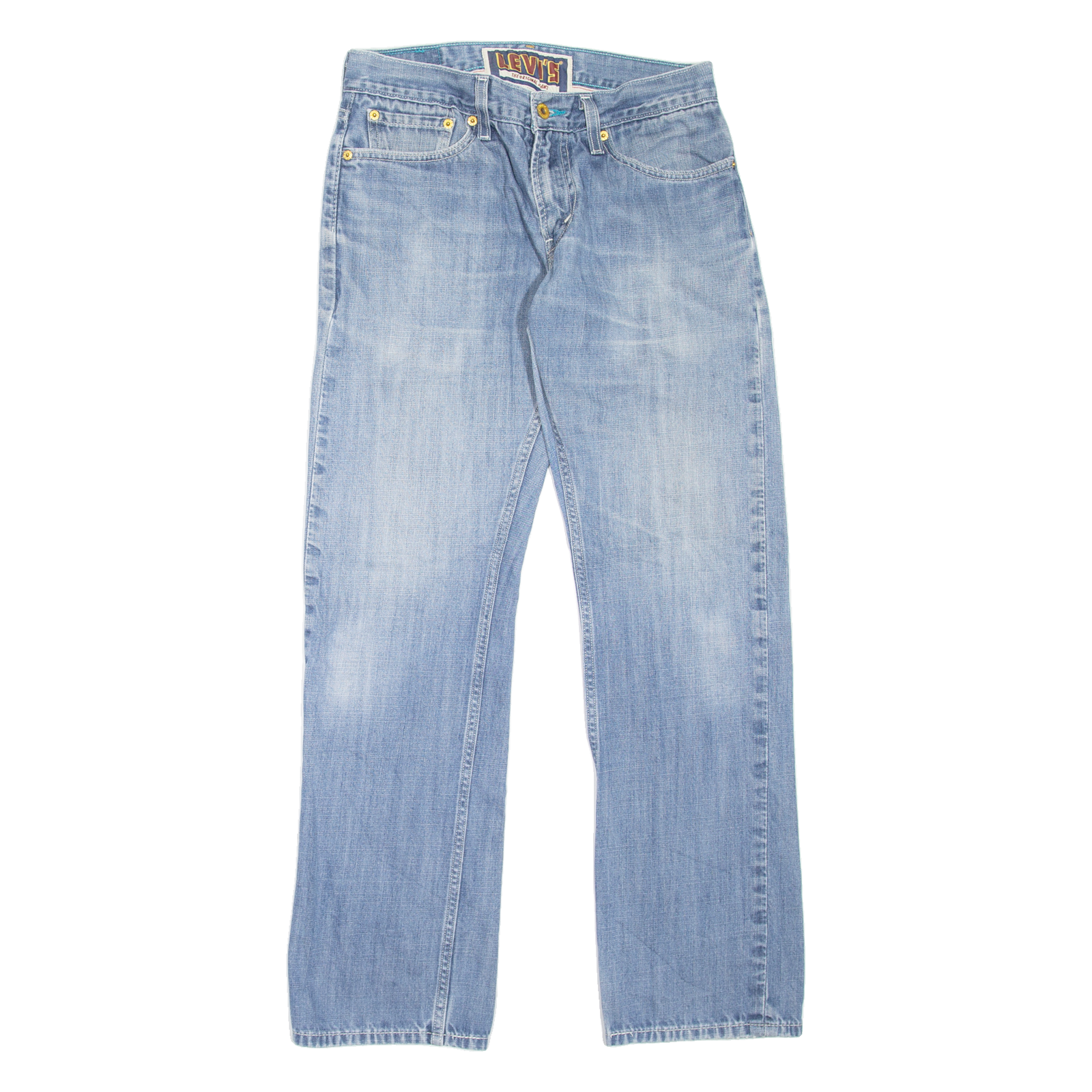 LEVI'S 514 Jeans Mens Blue Slim Straight Stone Wash W31 L32 Refurbished - N/A refurbished available on Cerqular