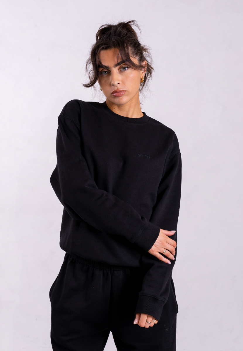 Oversized Sweatshirt, Black | Size: S Refurbished - N/A (Note: It's possible that "Pantee" refurbished available on Cerqular