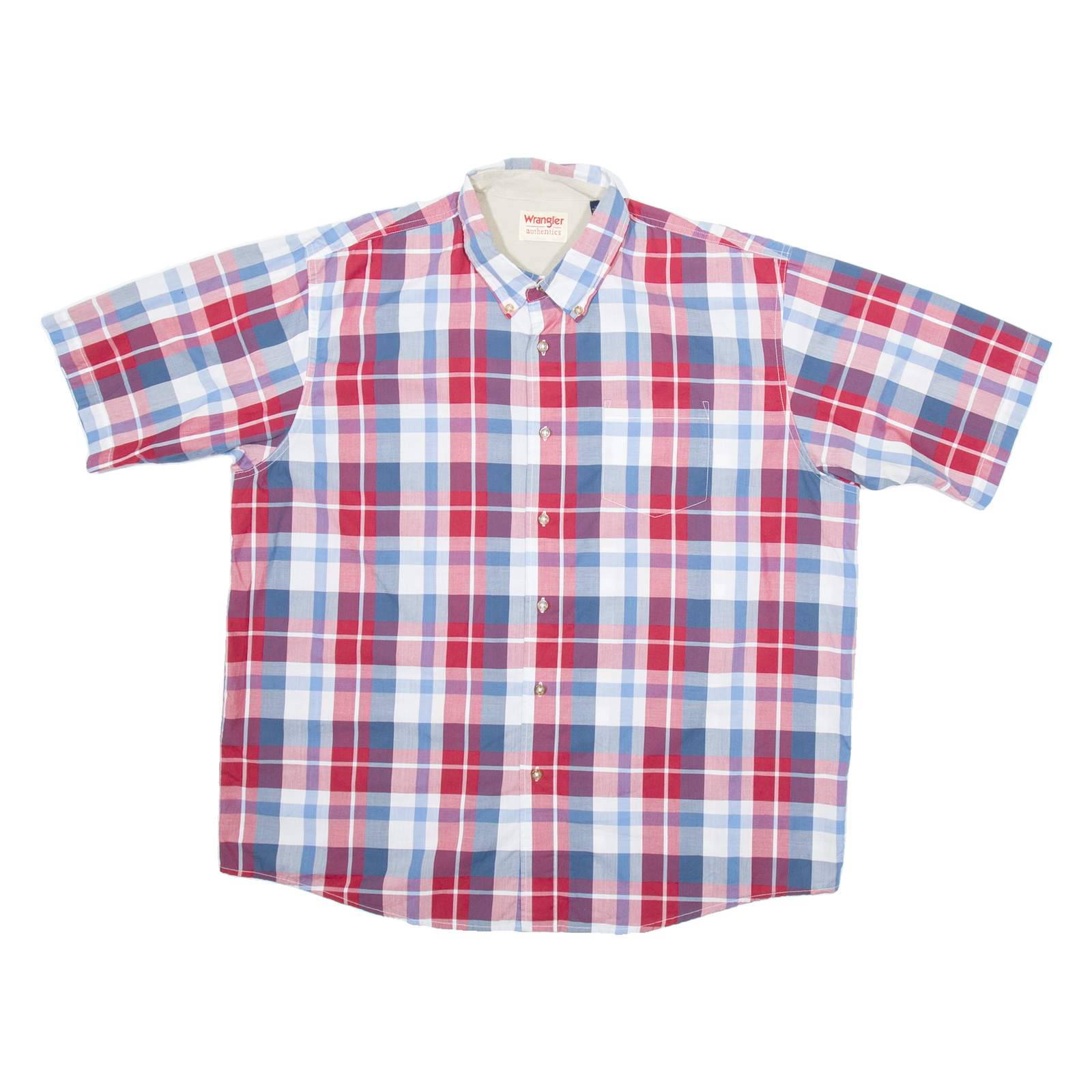 WRANGLER Mens Shirt Red Cashmere Check XL Refurbished - N/A refurbished available on Cerqular
