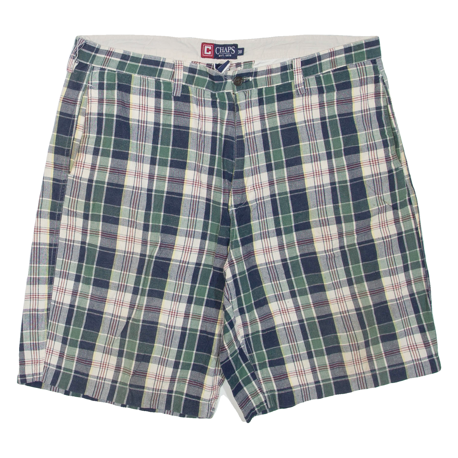 Buy CHAPS Mens Chino Shorts Green Check XL W38 Refurbished - $18.19 CHAPS Mens Chino Shorts Green Check XL W38 Refurbished - N/A refurbished available on Cerqular
