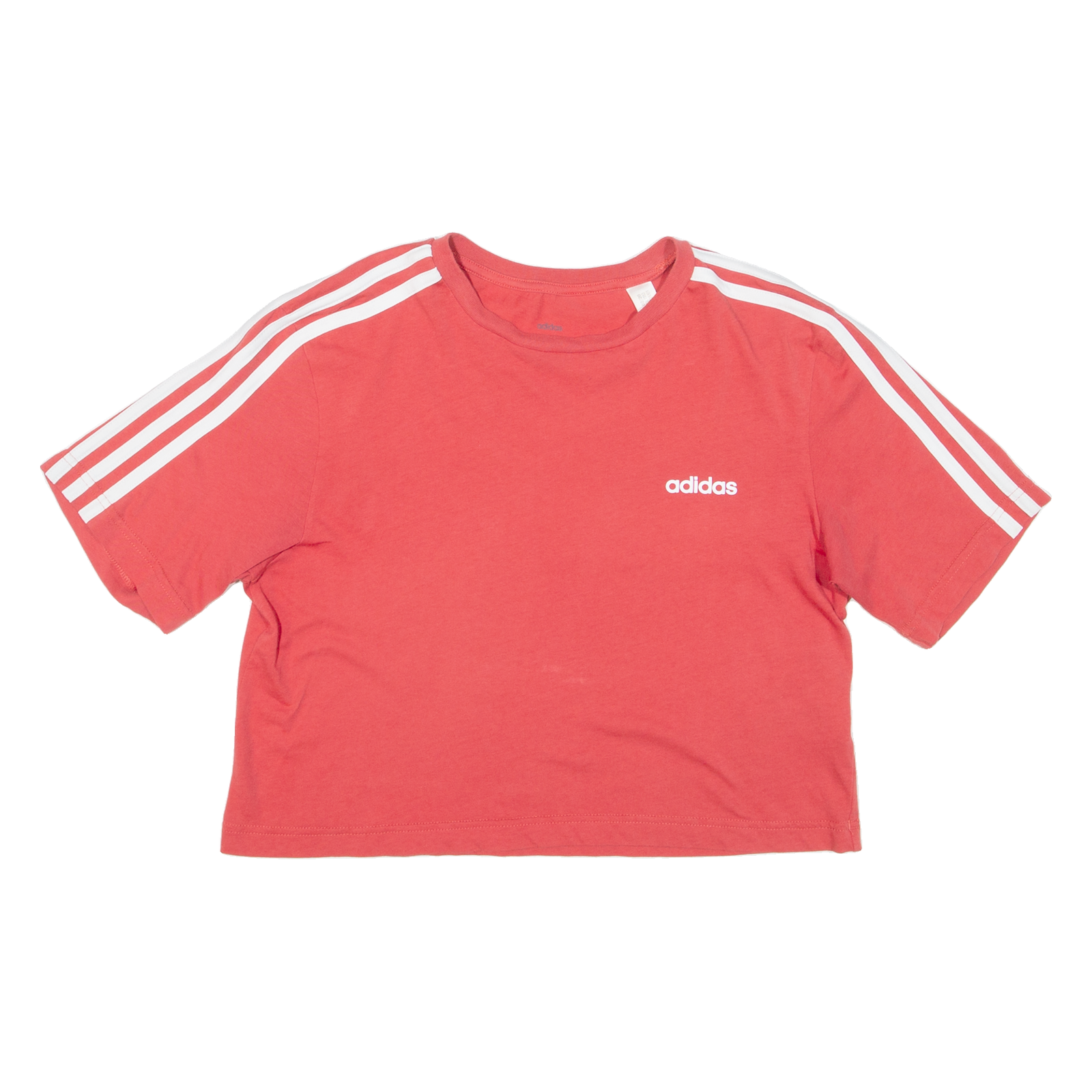 ADIDAS Cropped Womens T-Shirt Red XS Refurbished - N/A refurbished available on Cerqular