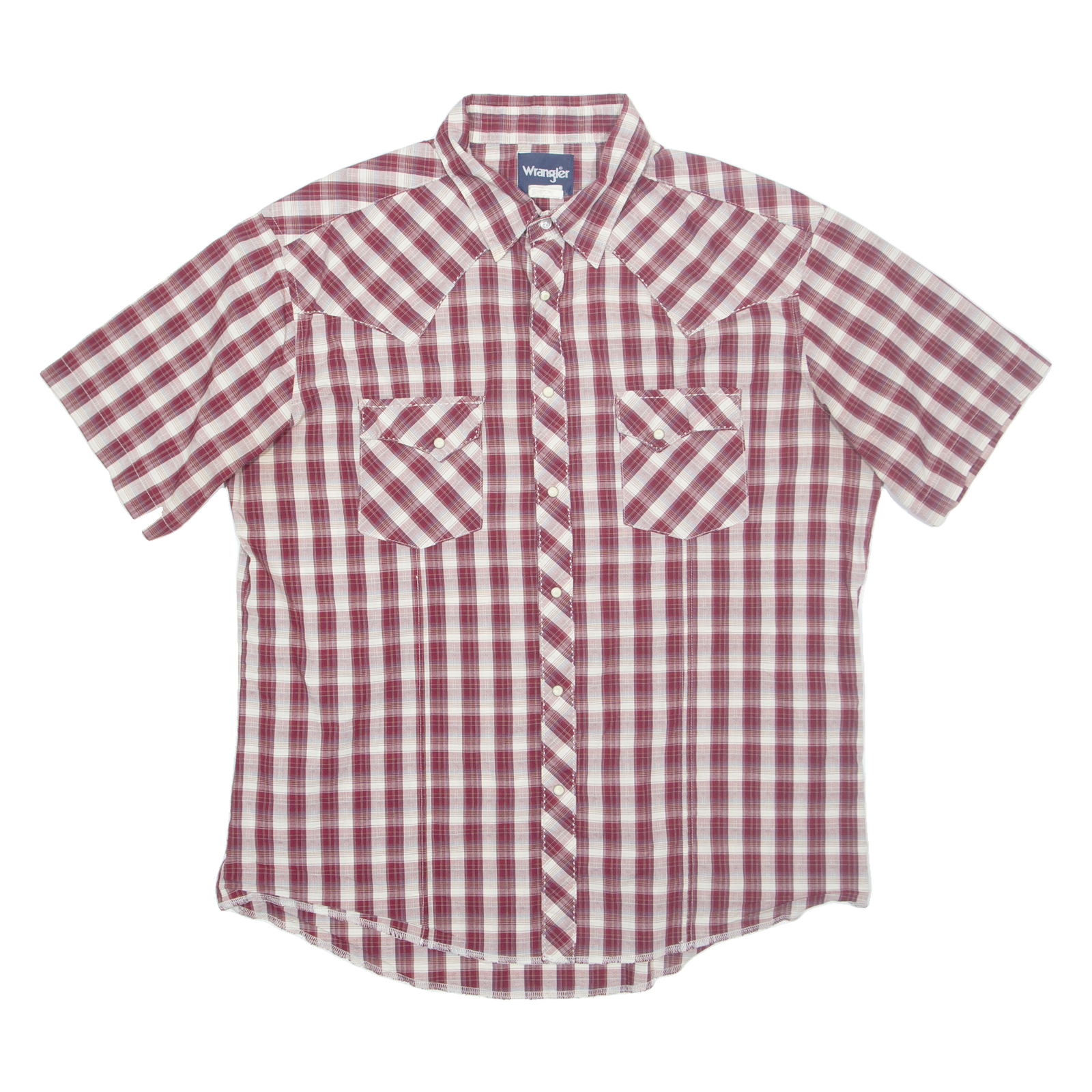 WRANGLER Mens Shirt Red Check XL Refurbished - N/A refurbished available on Cerqular