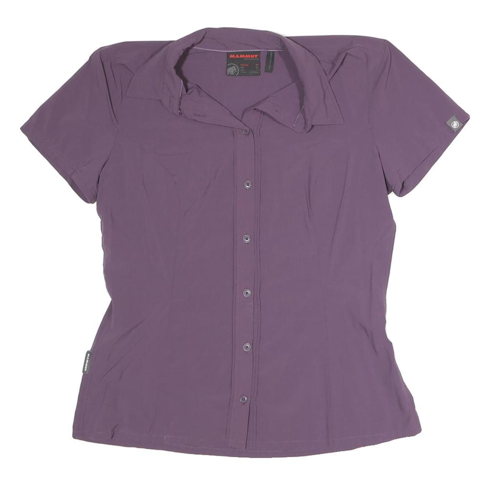 MAMMUT Womens Purple Shirt Short Sleeve Collared Size M Outdoor Performance Top Refurbished - N/A refurbished available on Cerqular