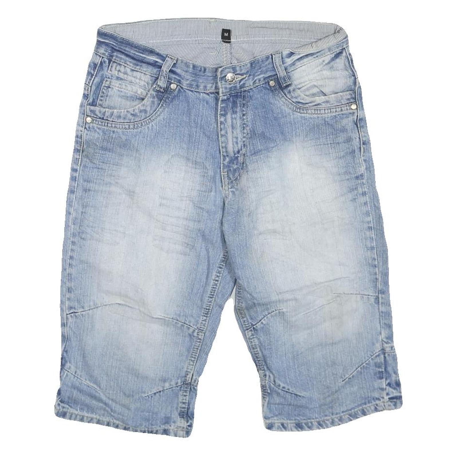 Buy Mens Light Blue Denim Casual Shorts M W32 Cotton Blend Classic Fit Pocketed Refurbished - $15.59 Mens Light Blue Denim Casual Shorts M W32 Cotton Blend Classic Fit Pocketed Refurbished - N/A refurbished available on Cerqular