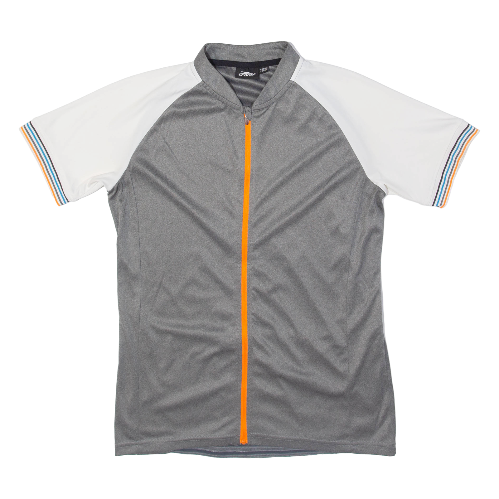 CRANE Full Zip Cycling Mens Jersey Grey M Refurbished - N/A refurbished available on Cerqular