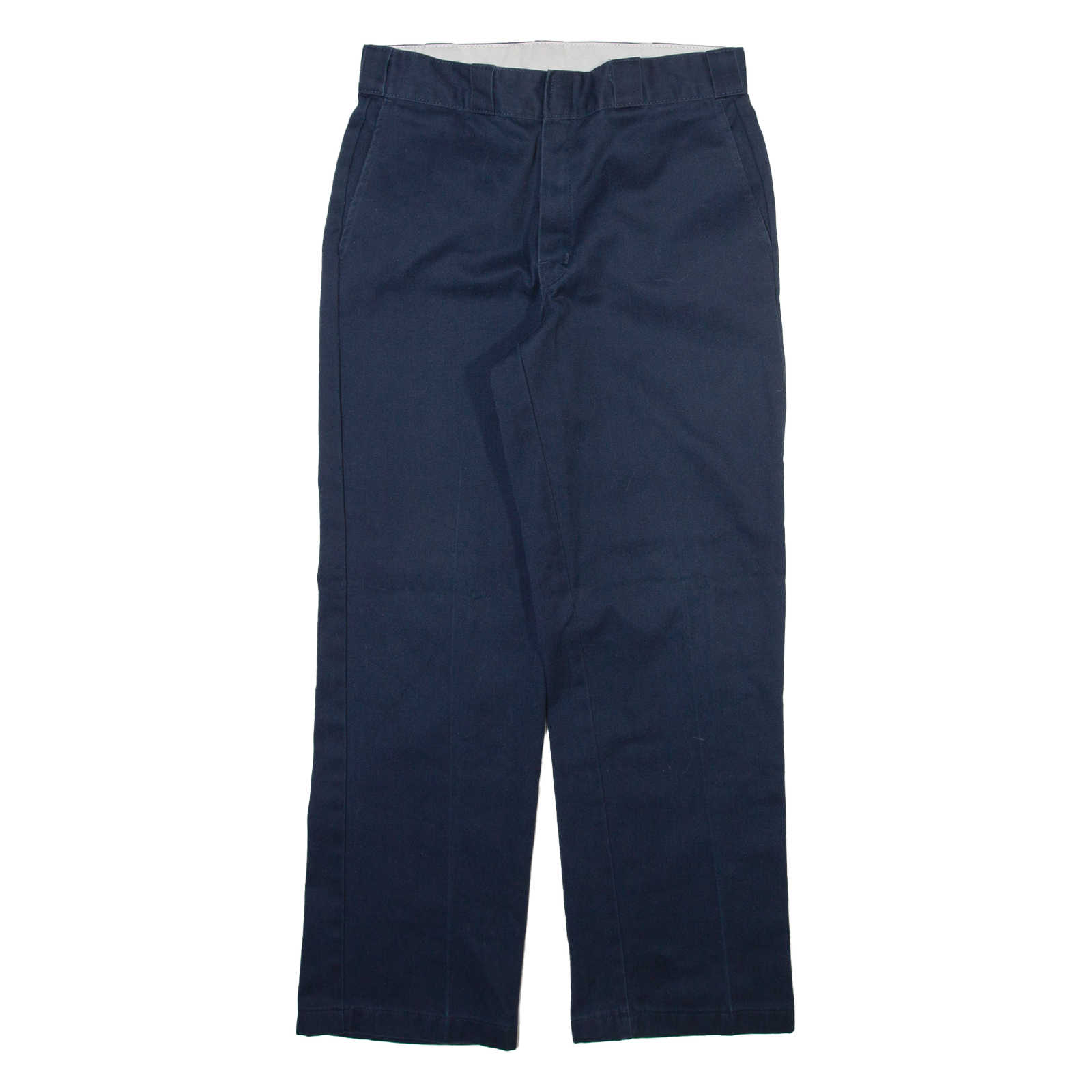 DICKIES Mens Trousers Blue Regular Straight W32 L30 Refurbished - N/A refurbished available on Cerqular