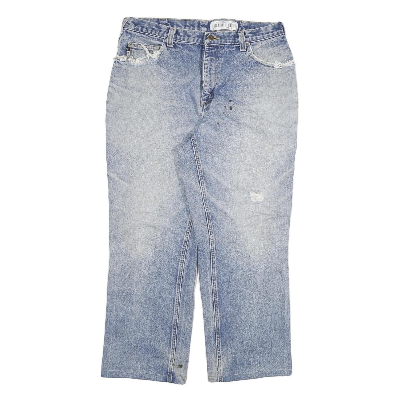 Buy CARHARTT Mens Regular Fit Blue Denim Jeans W34 L28 Distressed Cotton Blend Zip Refurbished - $49.39 CARHARTT Mens Regular Fit Blue Denim Jeans W34 L28 Distressed Cotton Blend Zip Refurbished - N/A refurbished available on Cerqular
