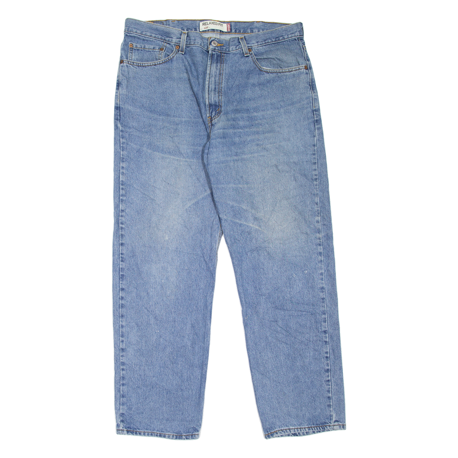 LEVI'S 550 Jeans Mens Blue Relaxed Tapered Stone Wash W38 L32 Refurbished - N/A refurbished available on Cerqular