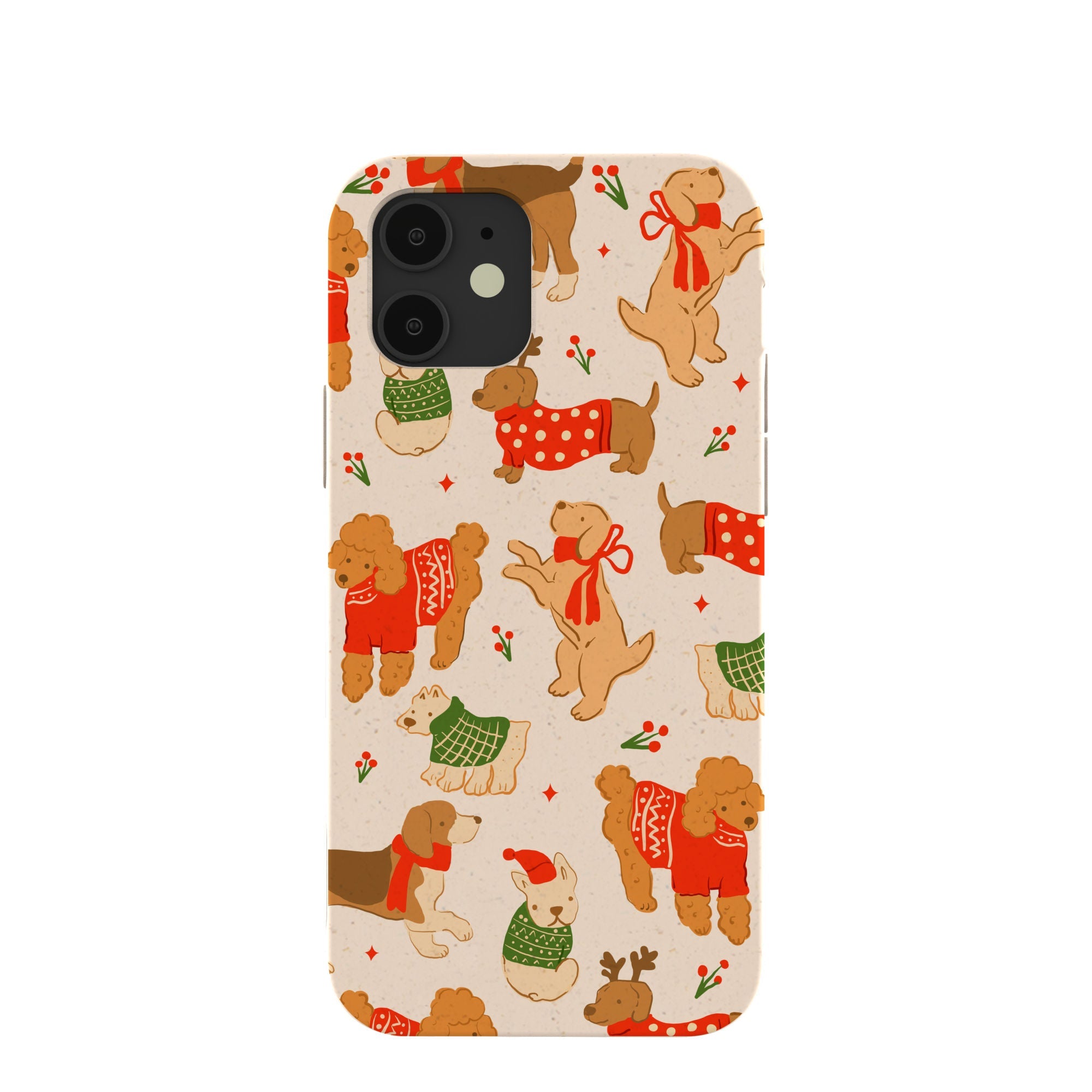Seashell Jolly Doggos iPhone 12/ iPhone 12 Pro Case Refurbished - Pela Case refurbished available on Cerqular