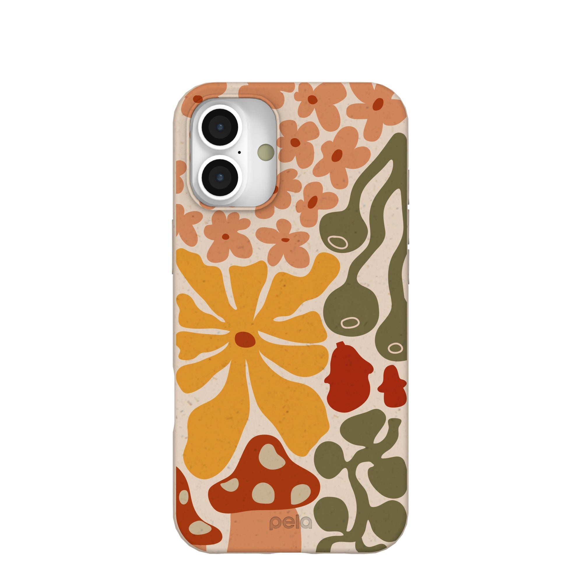 Seashell Fall Flourish iPhone 16 Plus Case Refurbished - Pela Case refurbished available on Cerqular