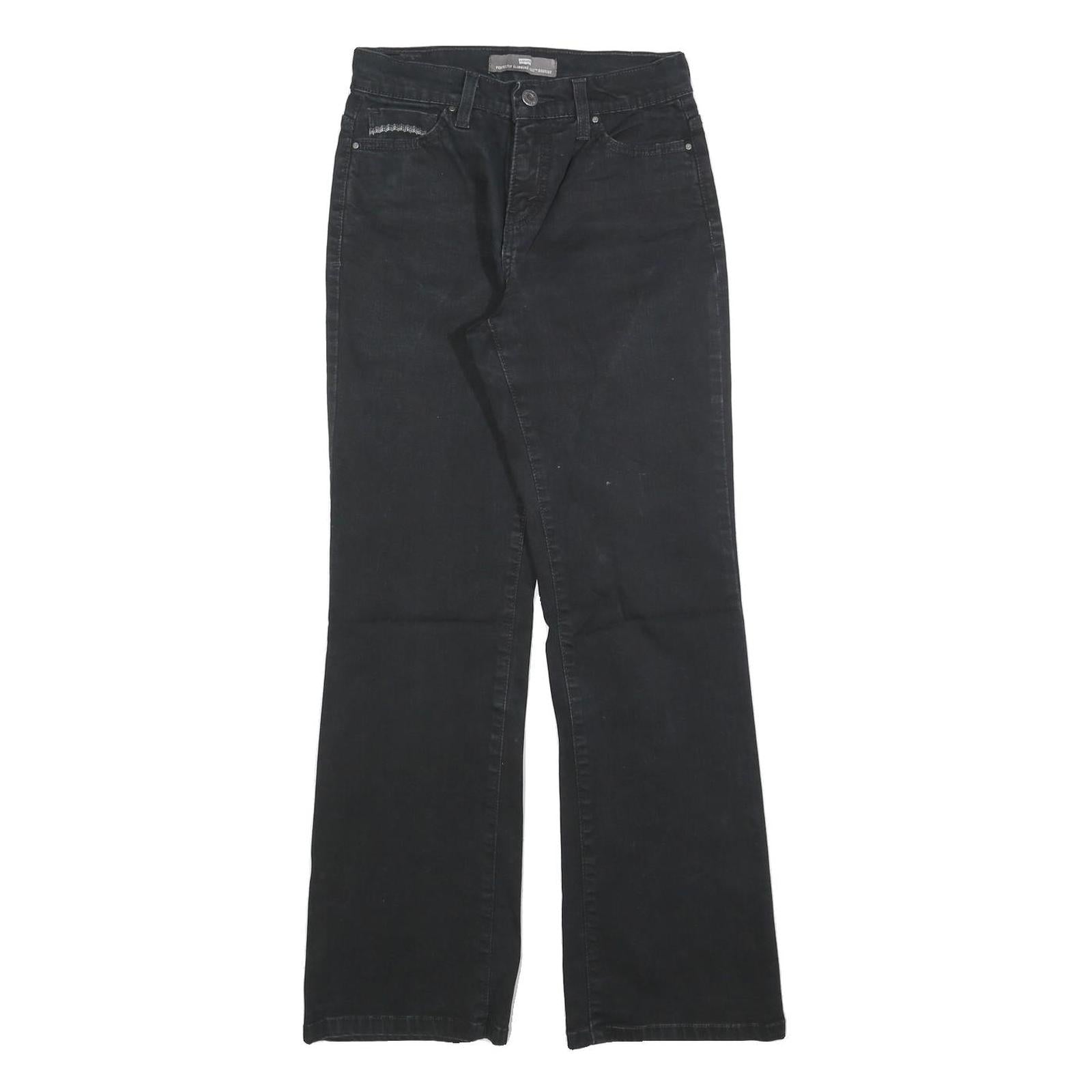 LEVI'S 512 Bootcut Womens Jeans Black Slim Denim W26 L28 Stylish Cotton Blend Refurbished - N/A refurbished available on Cerqular