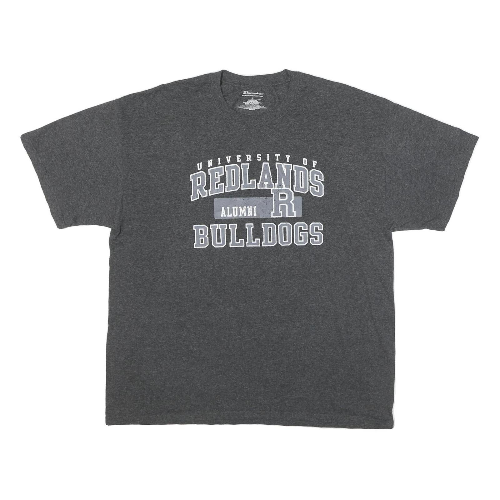 Buy CHAMPION Mens Grey University Of Redlands Alumni Bulldogs Graphic T-Shirt L Refurbished - $18.19 CHAMPION Mens Grey University Of Redlands Alumni Bulldogs Graphic T-Shirt L Refurbished - N/A refurbished available on Cerqular