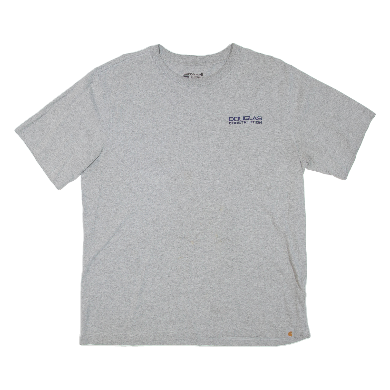 CARHARTT Douglas Construction Mens T-Shirt Grey L Refurbished - N/A refurbished available on Cerqular