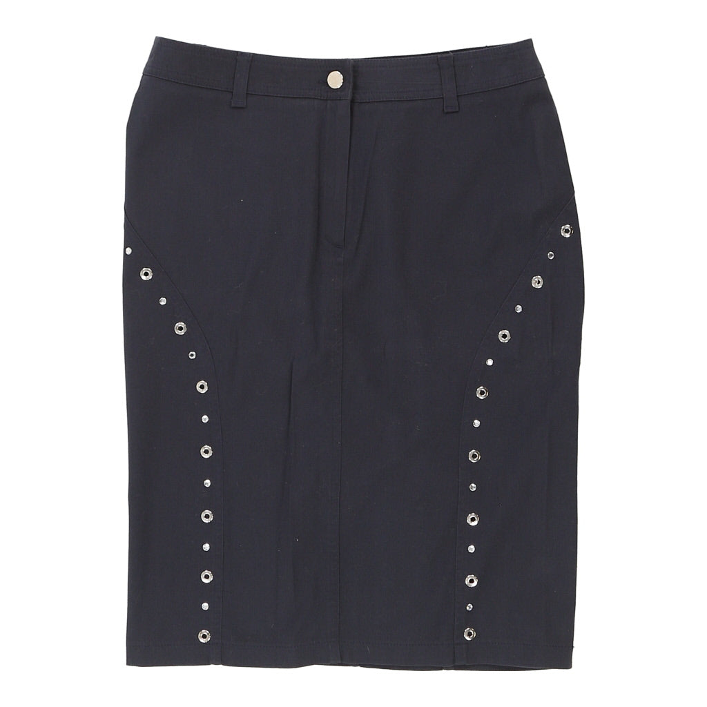 Buy Roccobarocco Midi Pencil Skirt - 32W UK 12 Blue Cotton Blend | Size: UK 12 Refurbished - $56.03 Roccobarocco Midi Pencil Skirt - 32W UK 12 Blue Cotton Blend | Size: UK 12 Refurbished - N/A (Preloved Designer is not a specific brand, it refurbished available on Cerqular