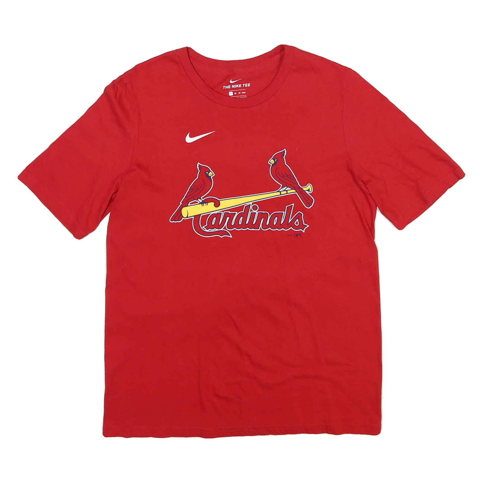 NIKE Womens Red Cardinals Baseball T-Shirt XL Short Sleeve Crew Neck Arena Refurbished - N/A refurbished available on Cerqular