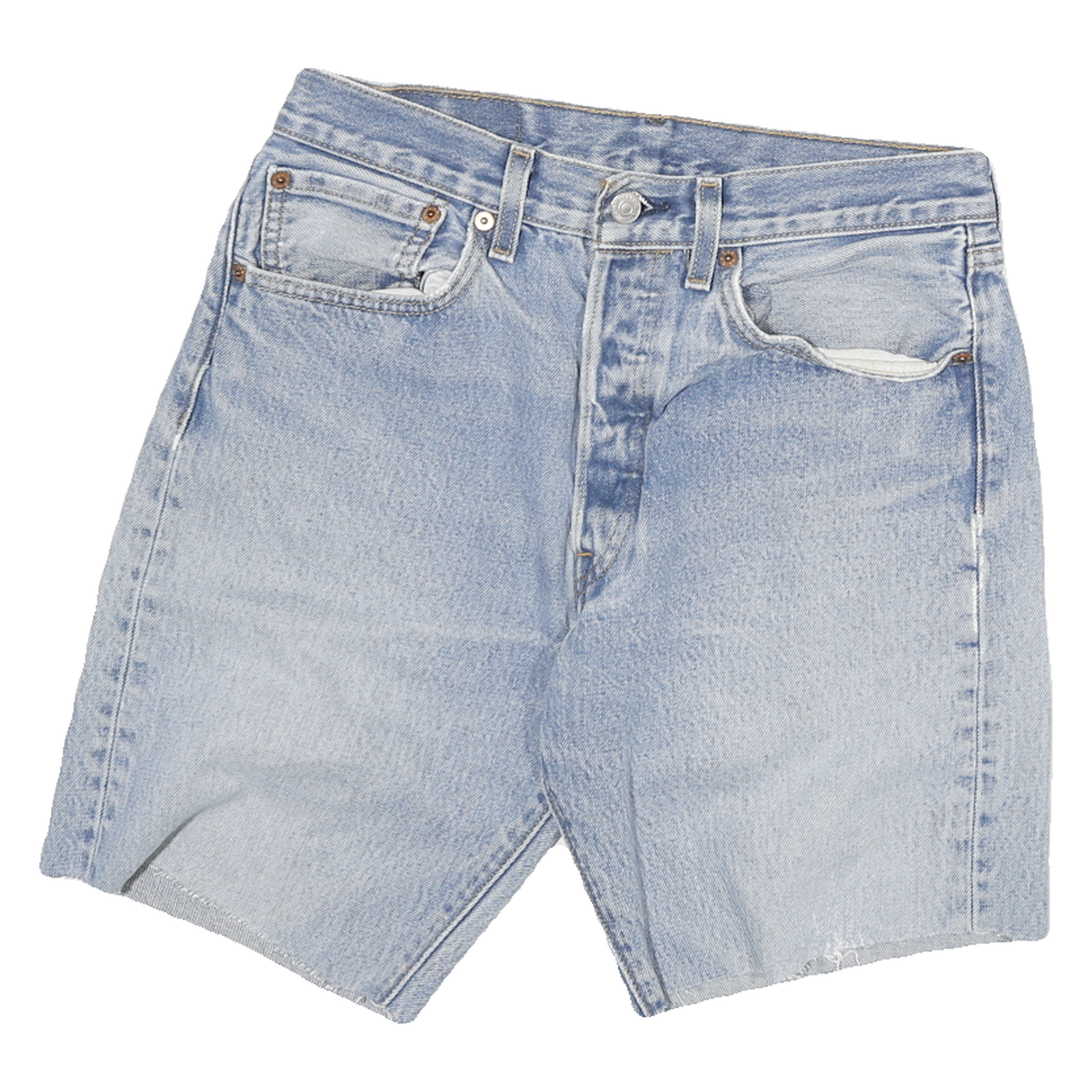 LEVI'S Mens Denim Blue Shorts Casual M W28 Classic Cotton Blend Refurbished - N/A refurbished available on Cerqular