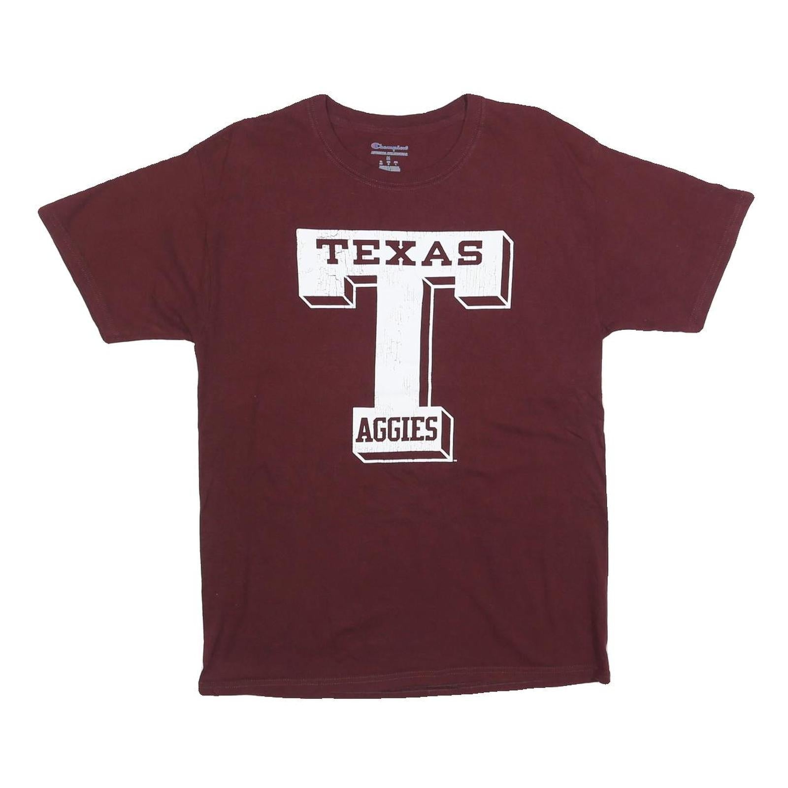 Buy CHAMPION Mens Maroon Texas Aggies Graphic T-Shirt M Short Sleeve Crew Neck Refurbished - $15.59 CHAMPION Mens Maroon Texas Aggies Graphic T-Shirt M Short Sleeve Crew Neck Refurbished - N/A refurbished available on Cerqular