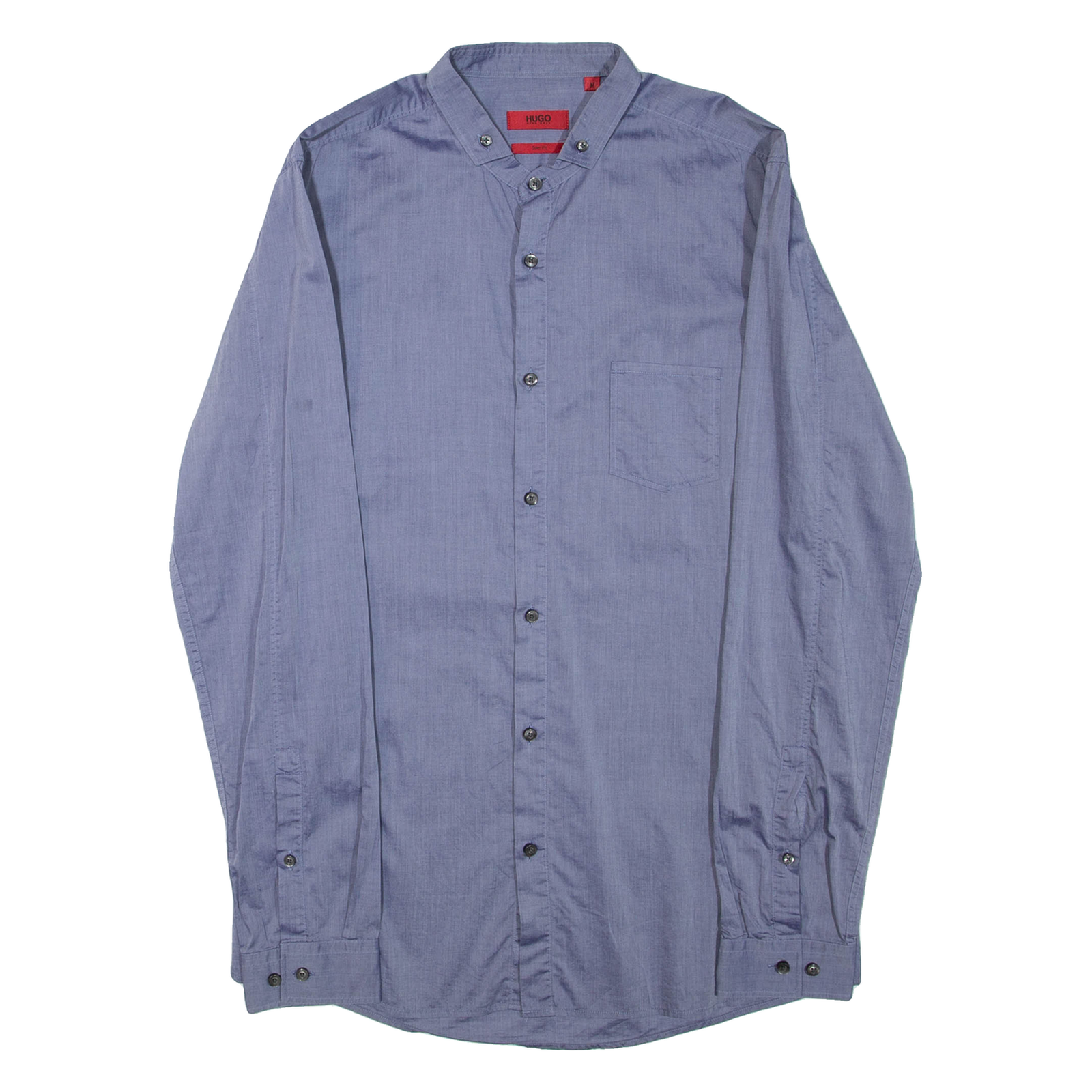 Buy HUGO BOSS Mens Plain Shirt Blue Long Sleeve M Refurbished - $28.59 HUGO BOSS Mens Plain Shirt Blue Long Sleeve M Refurbished - N/A refurbished available on Cerqular
