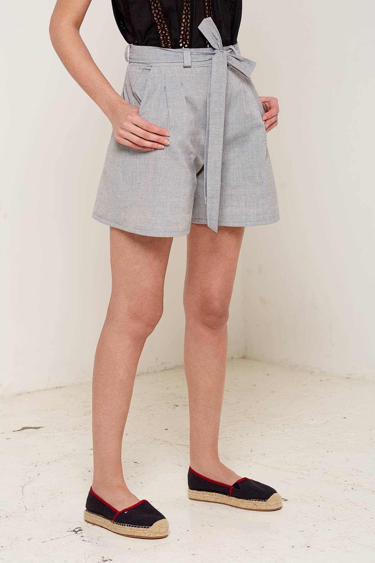Buy Isadora Shorts (Blue) | size: XS Refurbished - $42.00 Isadora Shorts (Blue) | size: XS Refurbished - N/A refurbished available on Cerqular