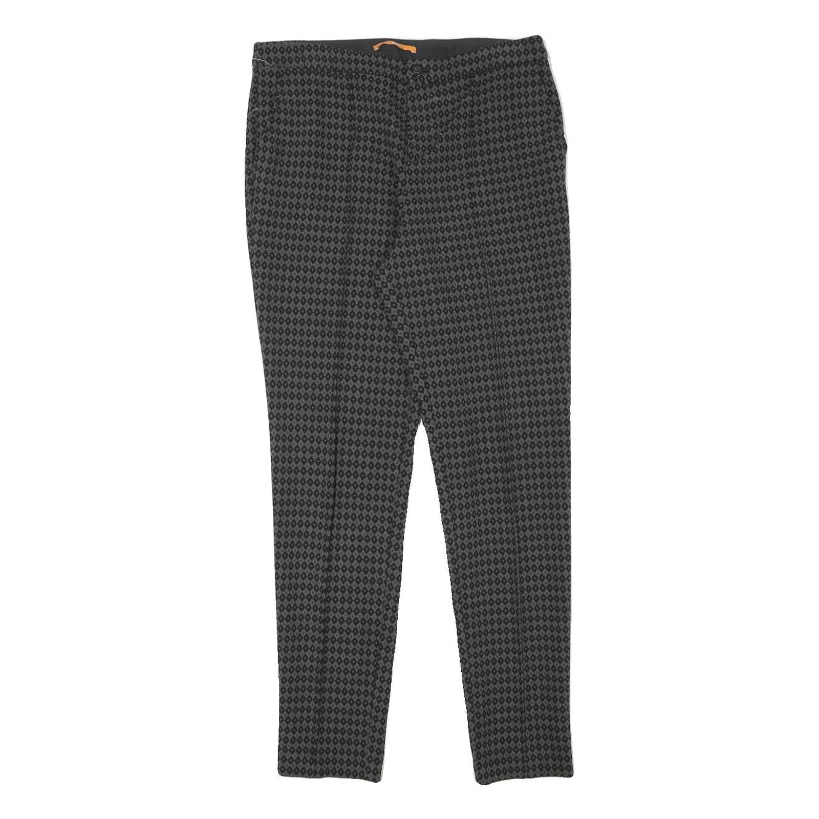 BOSS Womens Polyester Blend Black Slim Tapered Trousers W29 L28 Smart Workwear Refurbished - N/A refurbished available on Cerqular