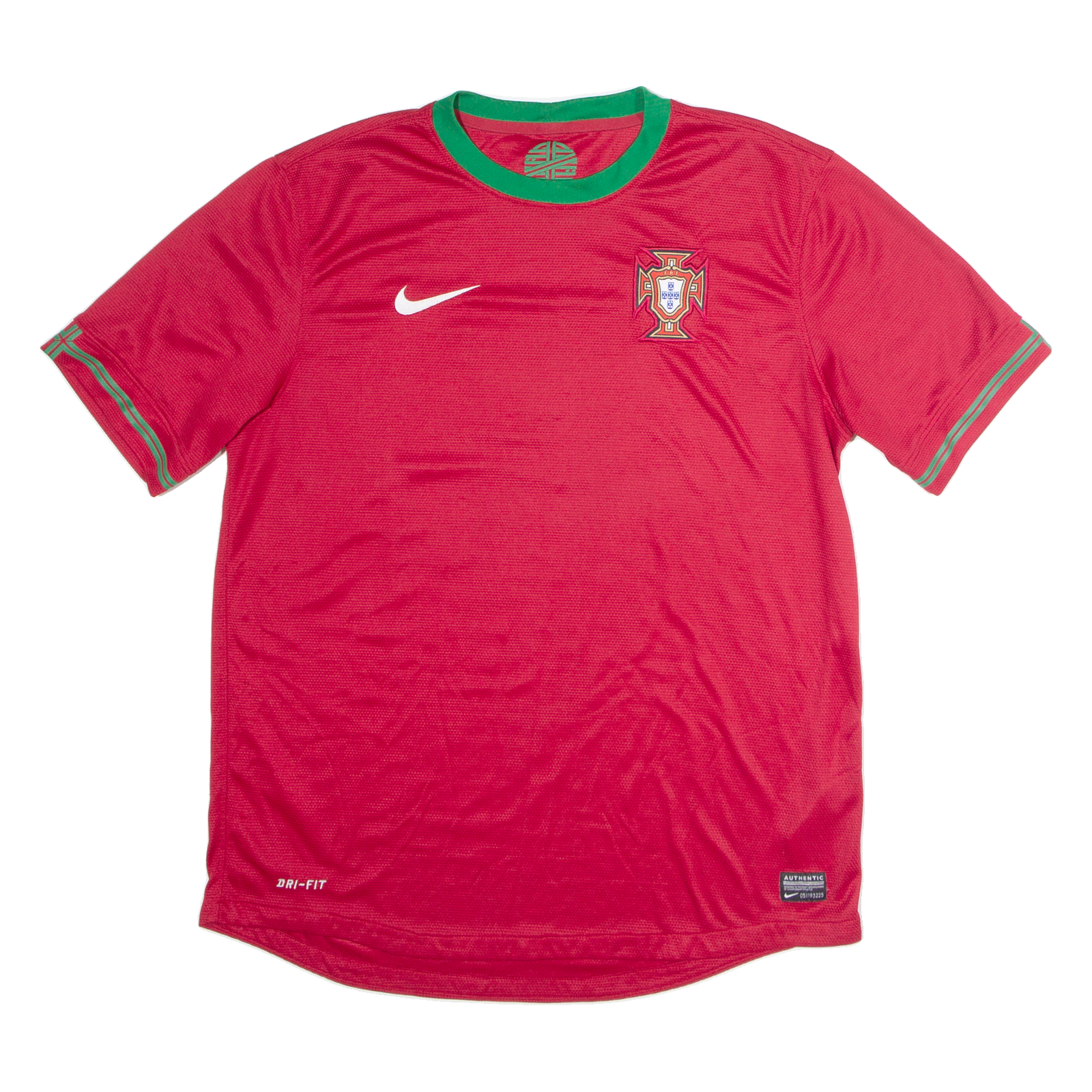 NIKE Portugal Training Mens Football Shirt Jersey Red L Refurbished - N/A refurbished available on Cerqular