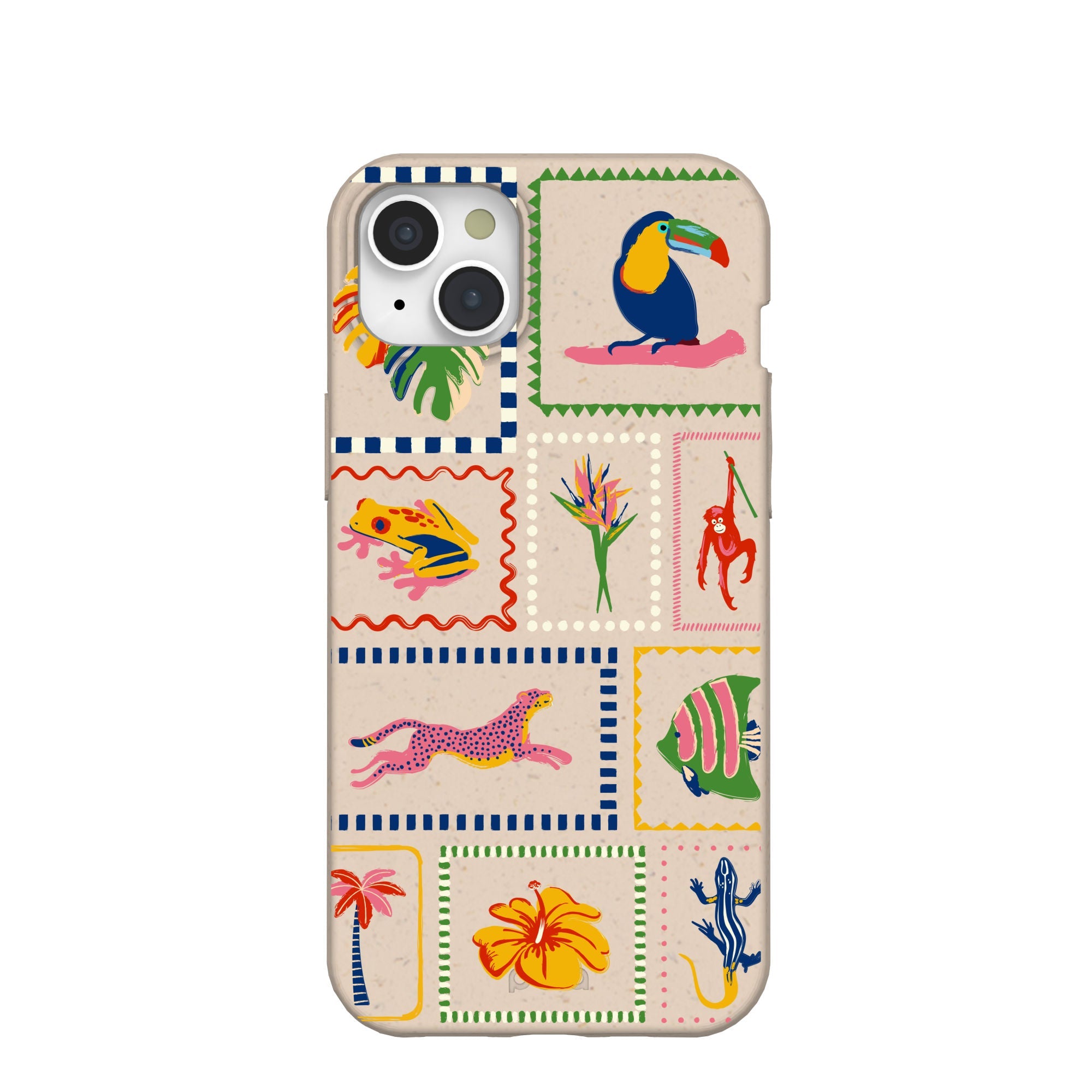 Seashell Tropical Paradise iPhone 15 Plus Case Refurbished - Pela Case refurbished available on Cerqular
